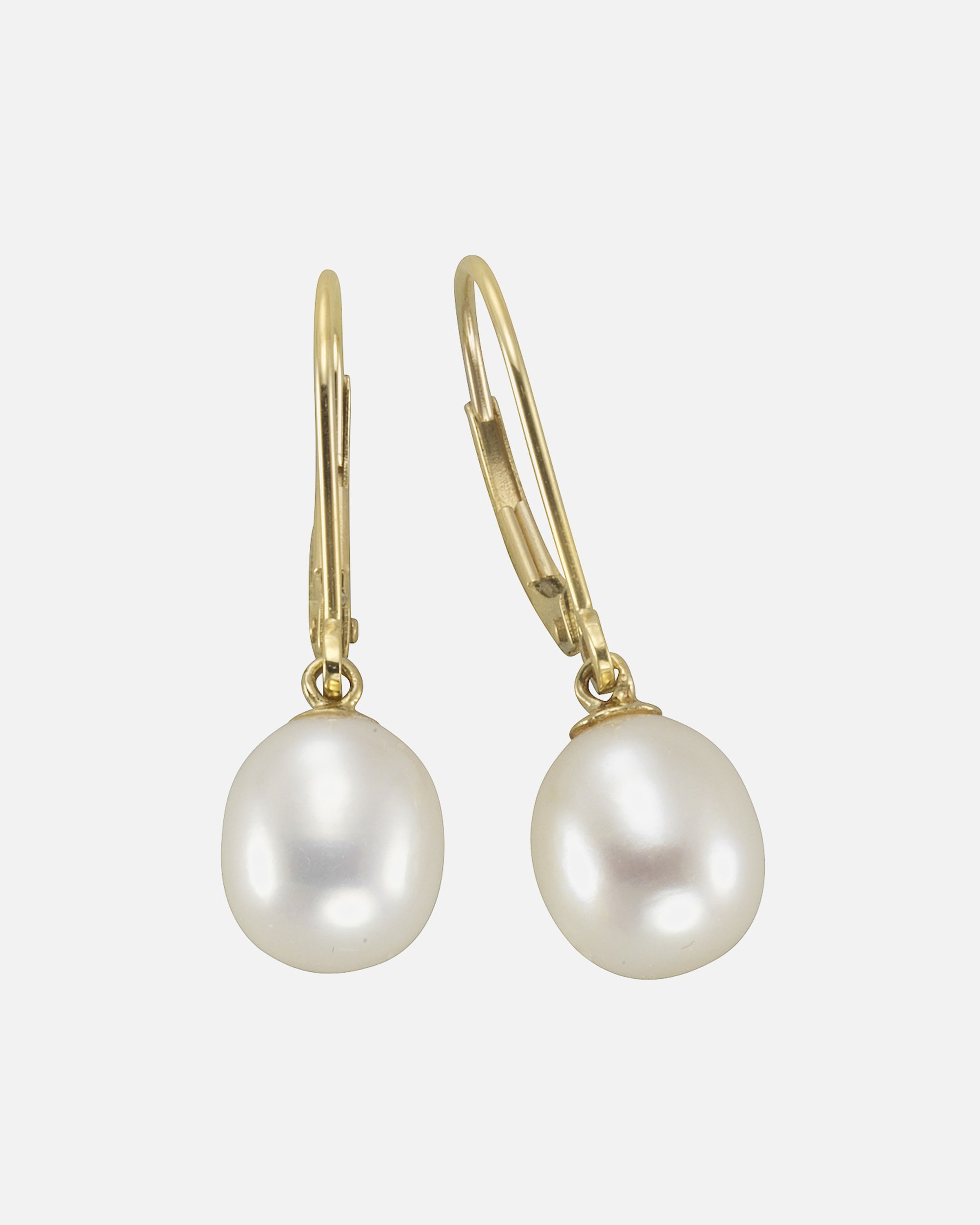 Ohrringe für Weiblich Fascination by Ellen K. Ohrhänger 585/- Gold Süßwasserzuchtperle weiß gelb