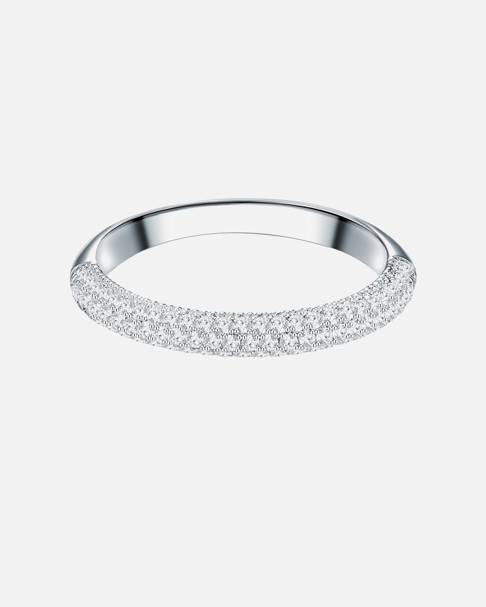 Ring für Weiblich Trilani Ring aus Sterling Silber in silber mit Zirkonia 60