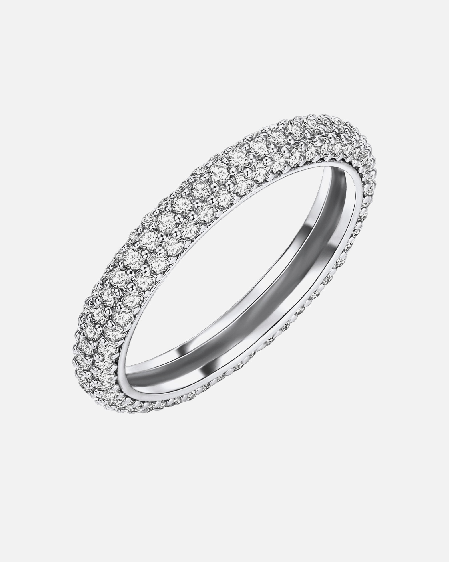Ring für Weiblich Lulu & Jane Ring Messing Zirkonia in Silber 52