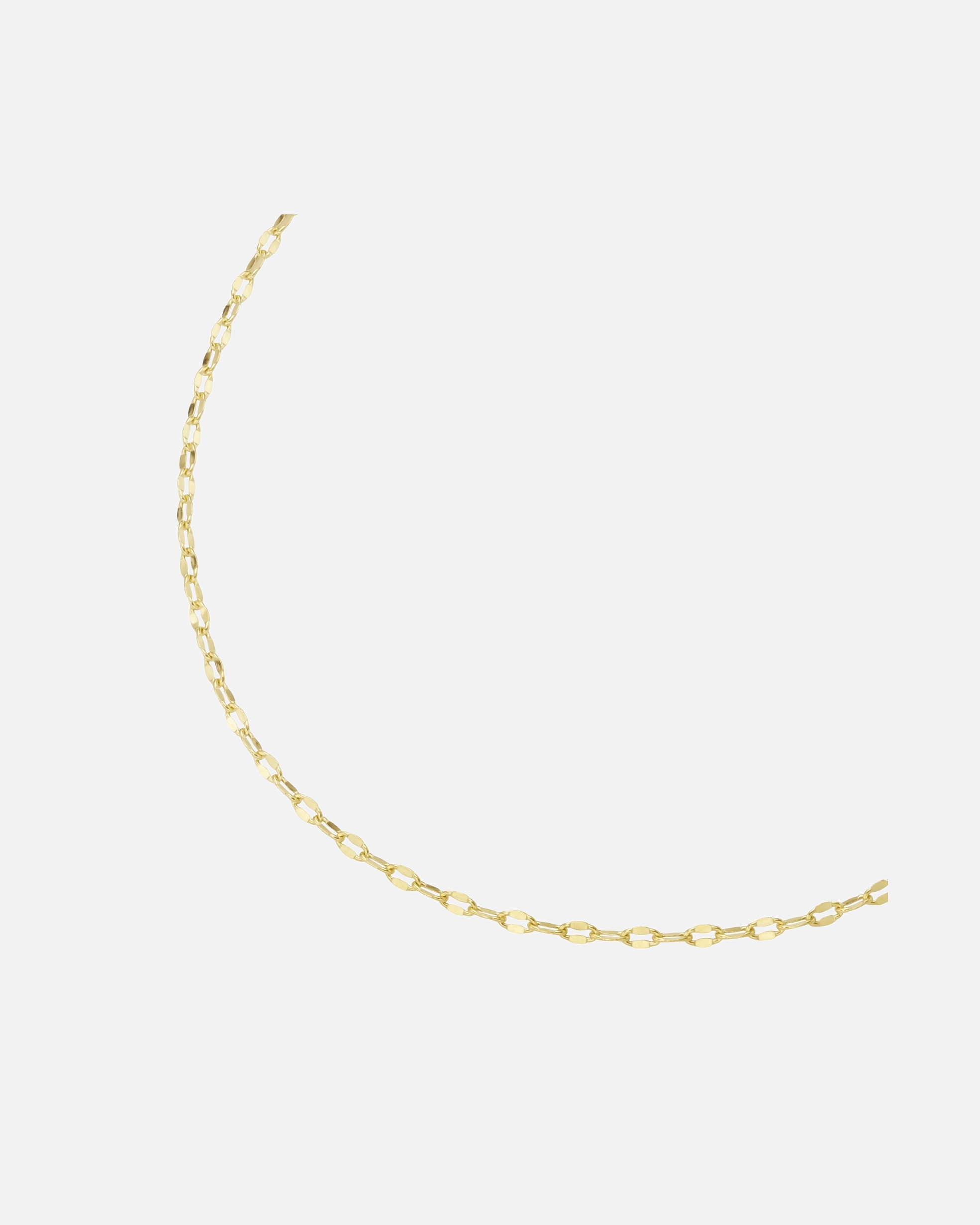 Halskette für Weiblich Luigi Merano Kette fantasieförmig mit diamantierten Gliedern, Gold 375 50 cm