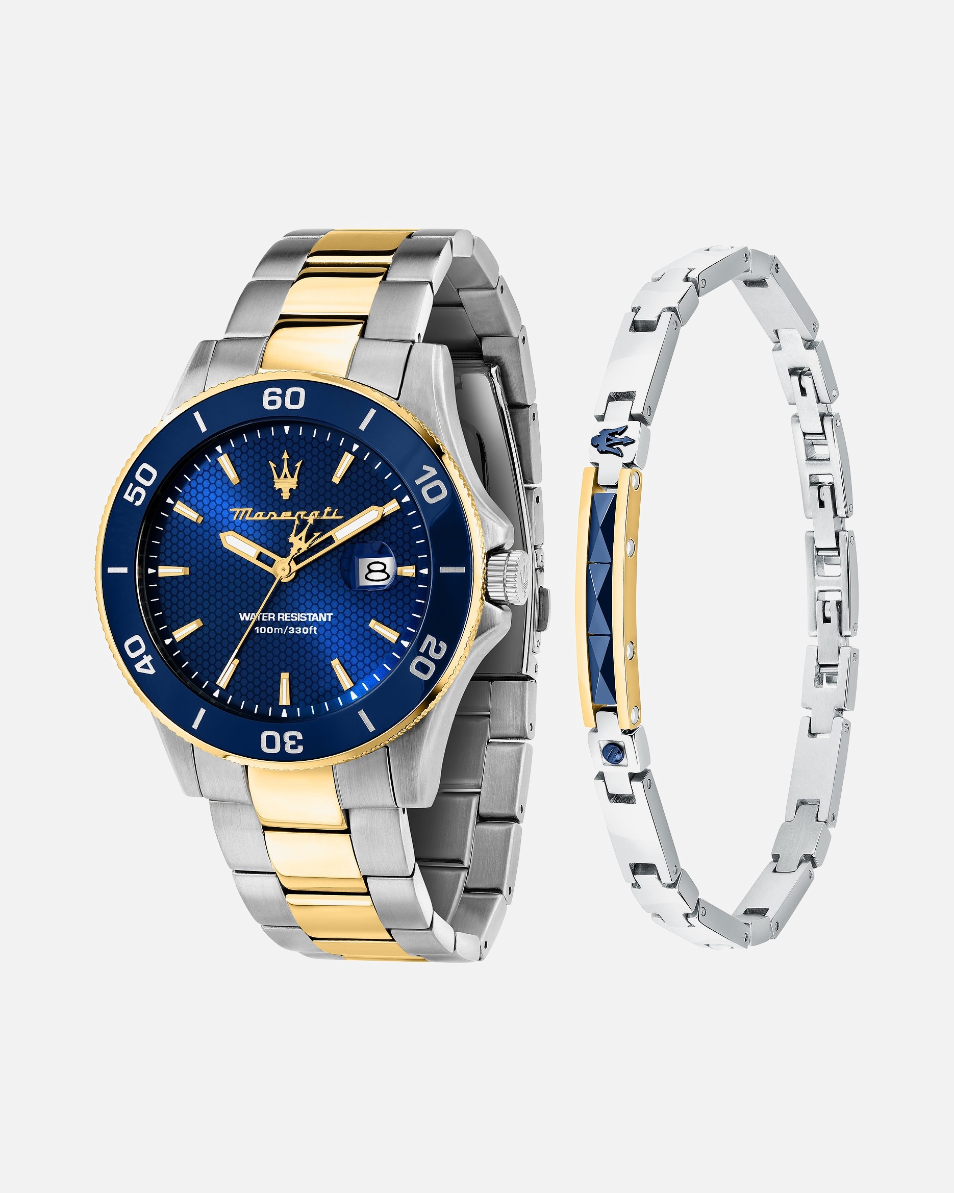 Uhr für Männlich Uhren-Set Edelstahl 1 Stück