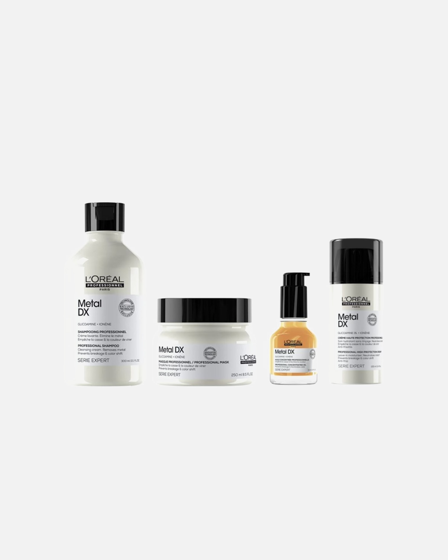 Haarpflegeset für Weiblich L´Oréal Professionnel Paris Metal DX Bundle 4er Set 1 Stück