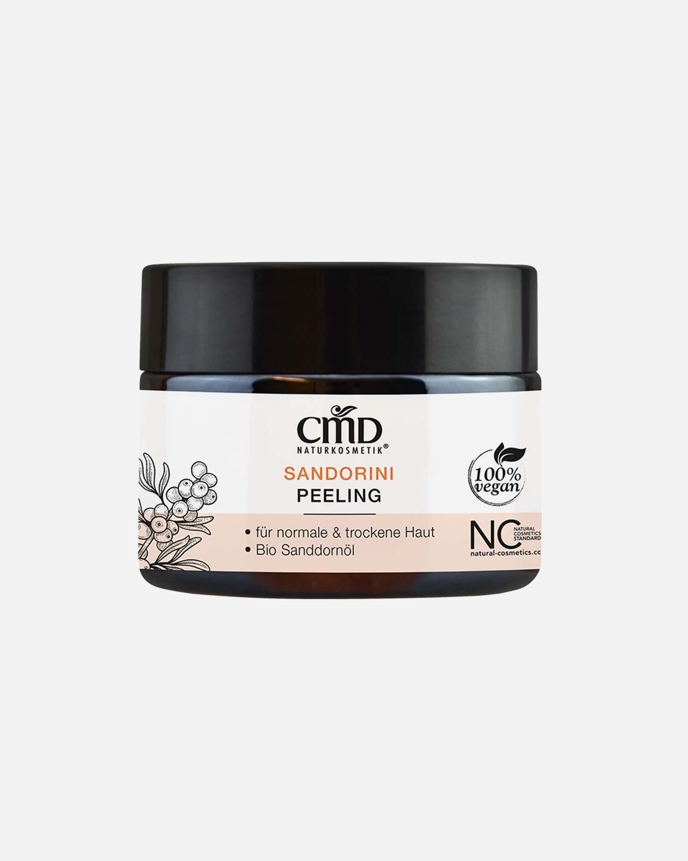 Gesichtspeeling für Unisex CMD Naturkosmetik Sandorini - Peelingcreme 50 ml