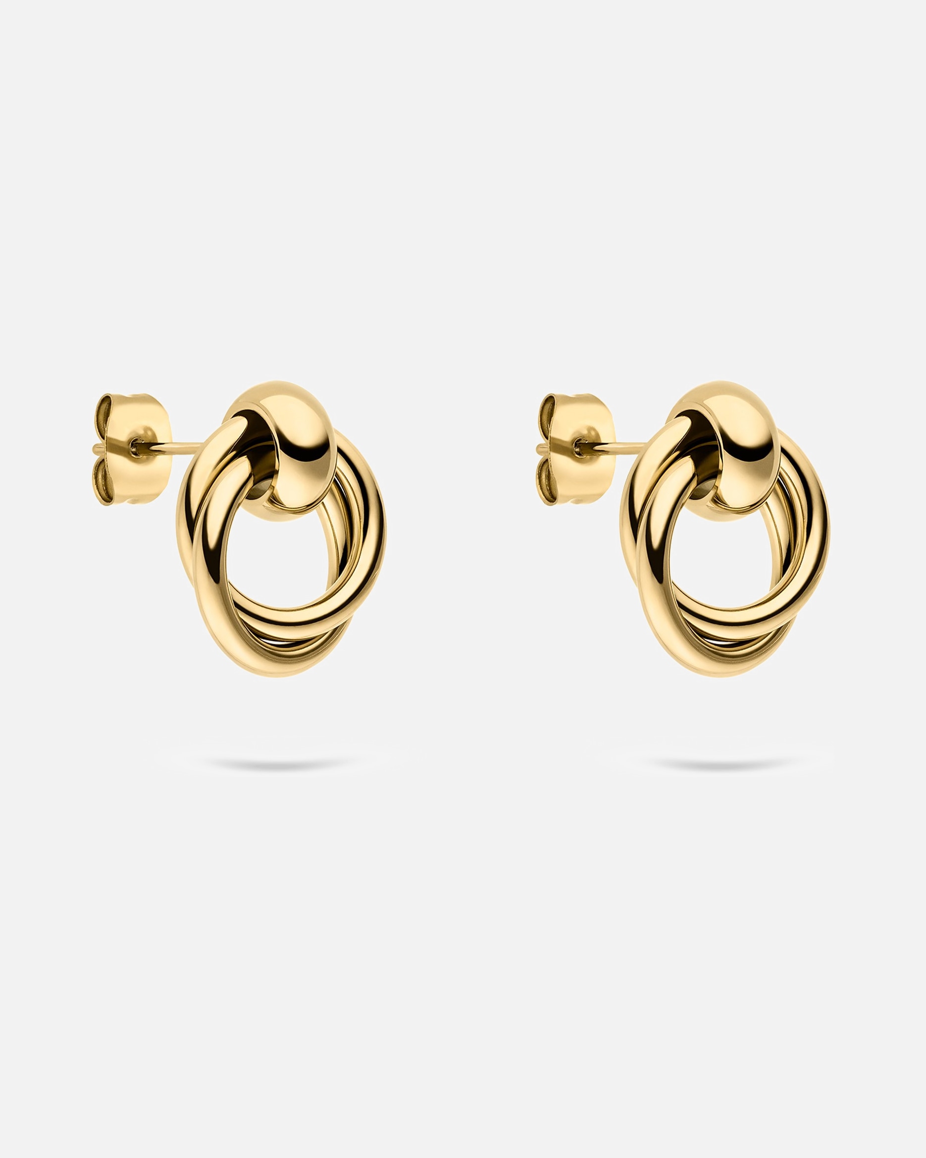 Ohrringe für Weiblich s.Oliver Ohrstecker Edelstahl gold