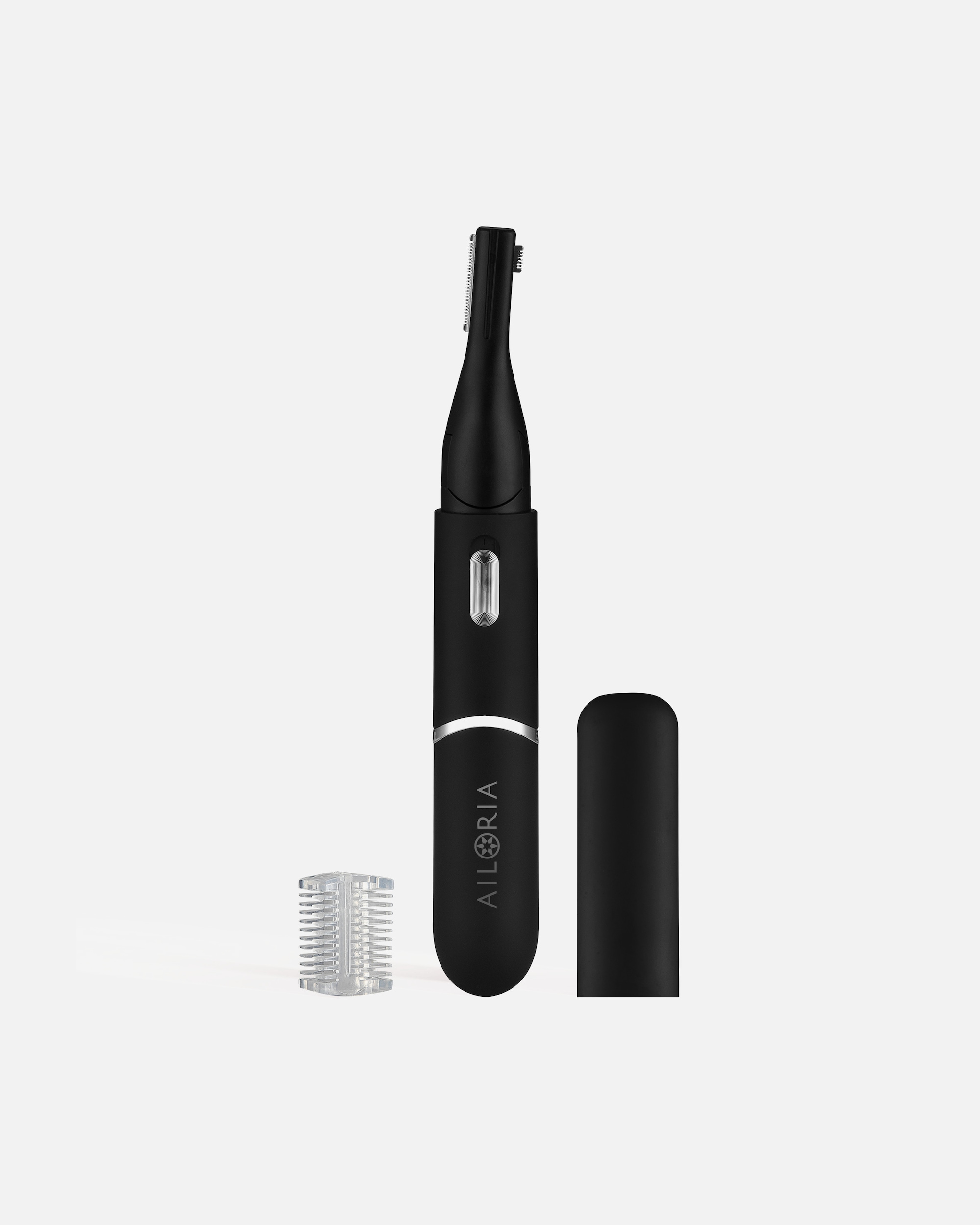Trimmer für Weiblich Ailoria SILHOUET Präzisionstrimmer für Augenbrauen und Gesicht schwarz
