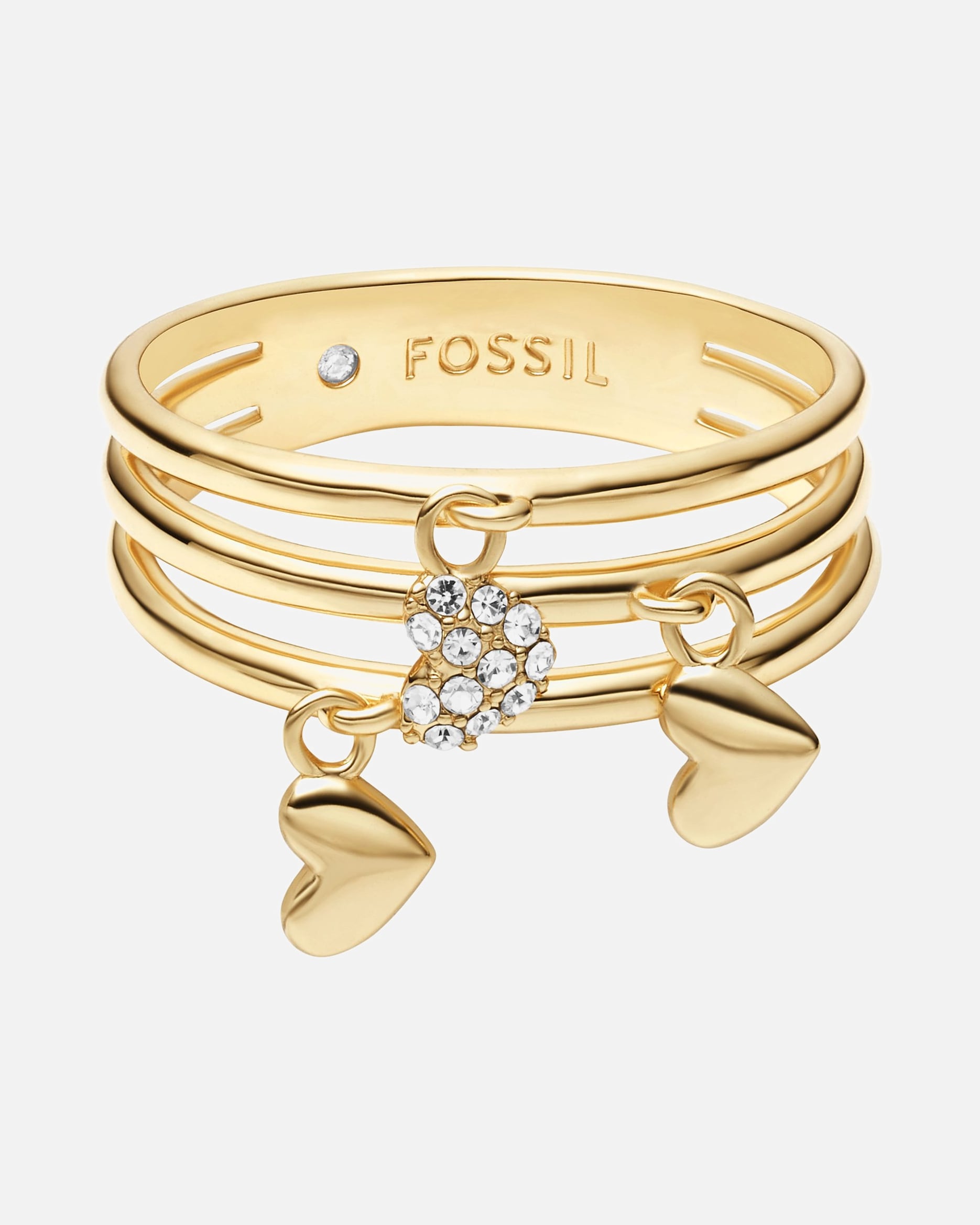 Ring für Weiblich Fossil Damenring Metall 60