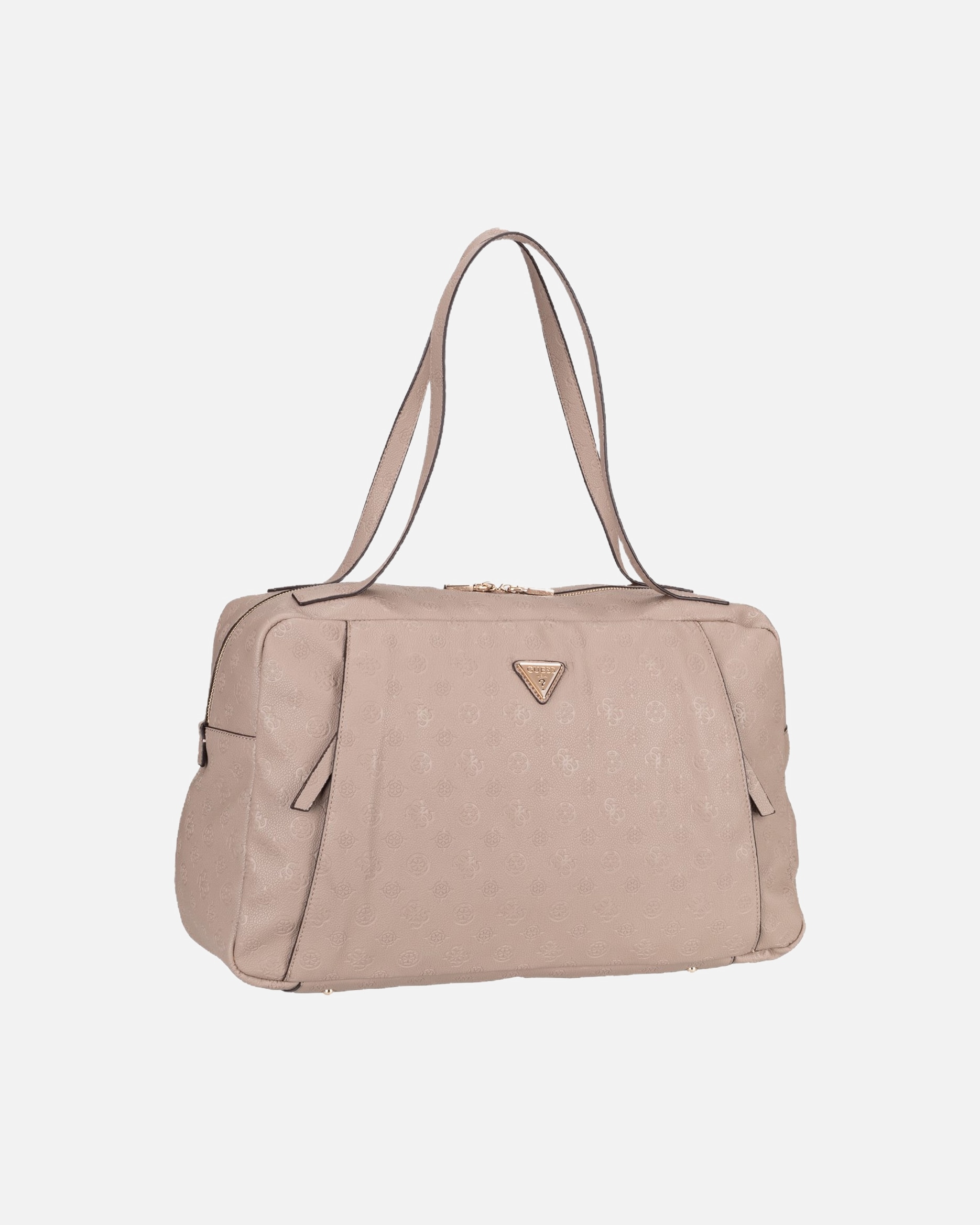 Handtasche für Weiblich GUESS Handtasche Devon Taupe Logo