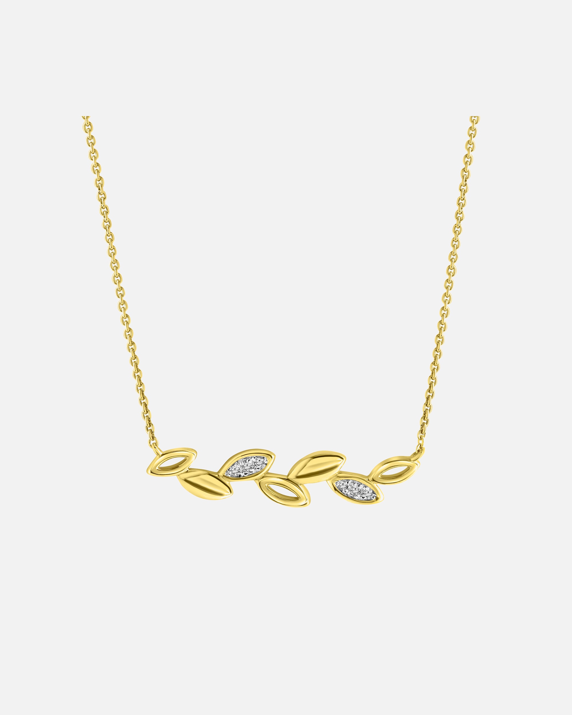 Kette für Weiblich Fascination by Ellen K. Halskette 375/- Gold Zirkonia weiß 45cm