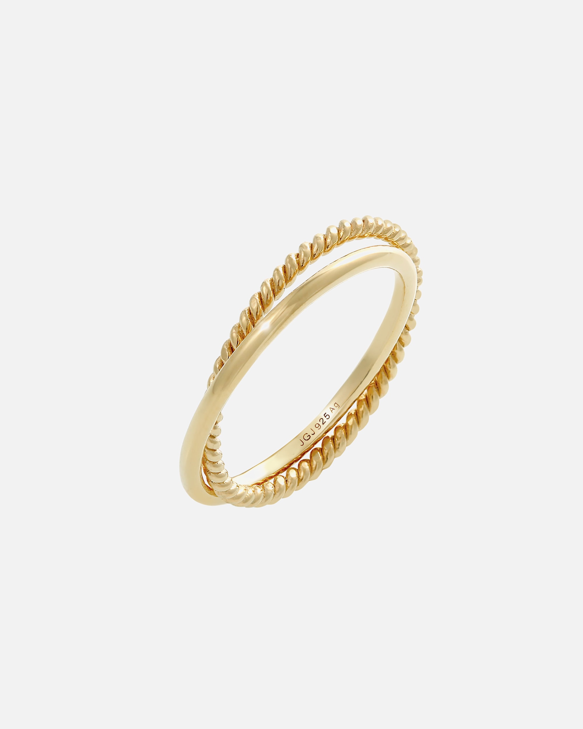 Ring für Weiblich Elli Wickelring Klassik Fein Gedreht 925 Silber 58