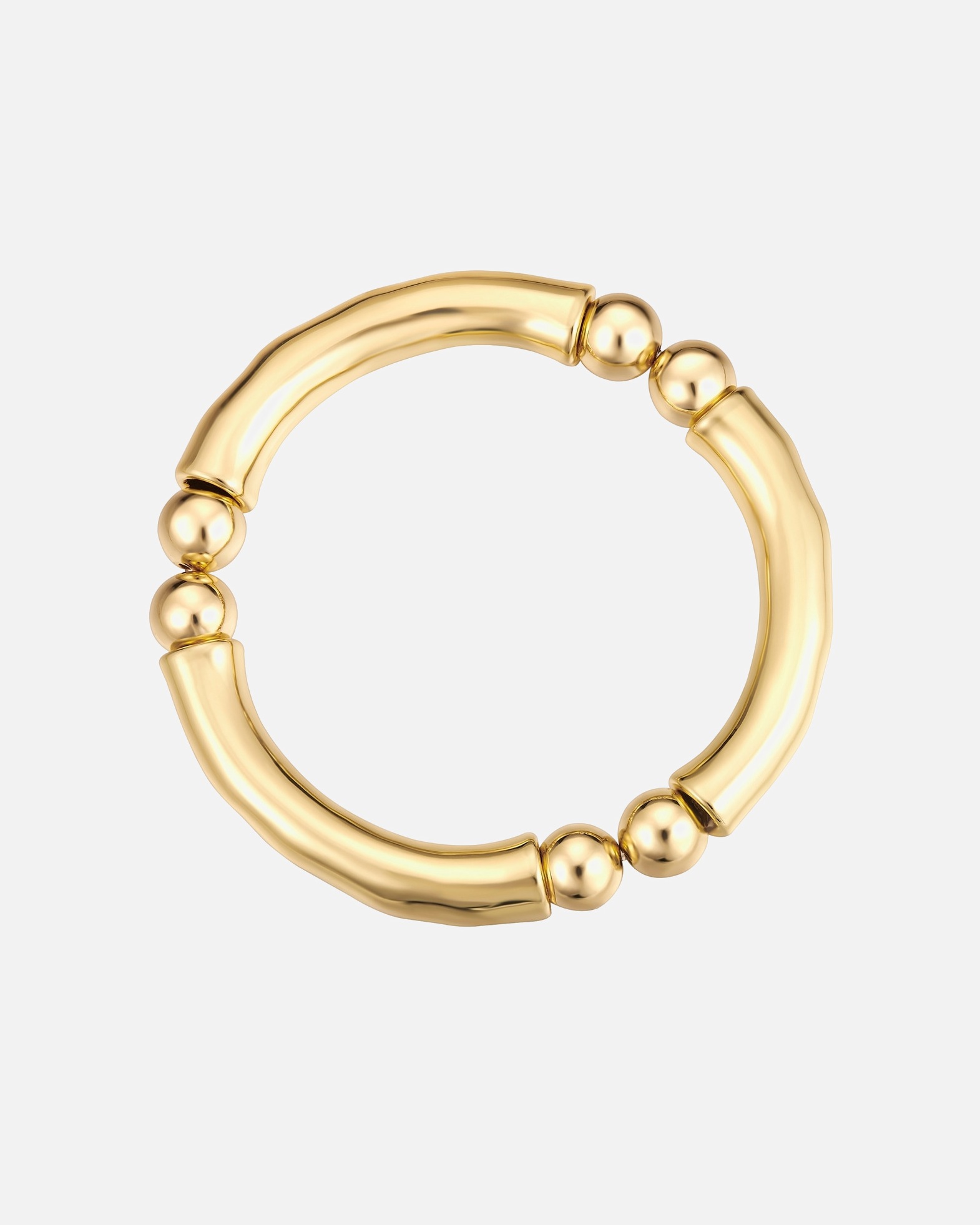 Armband für Weiblich Yokoamii Armband aus Metall-Legierung in gelbgold 18,0 cm