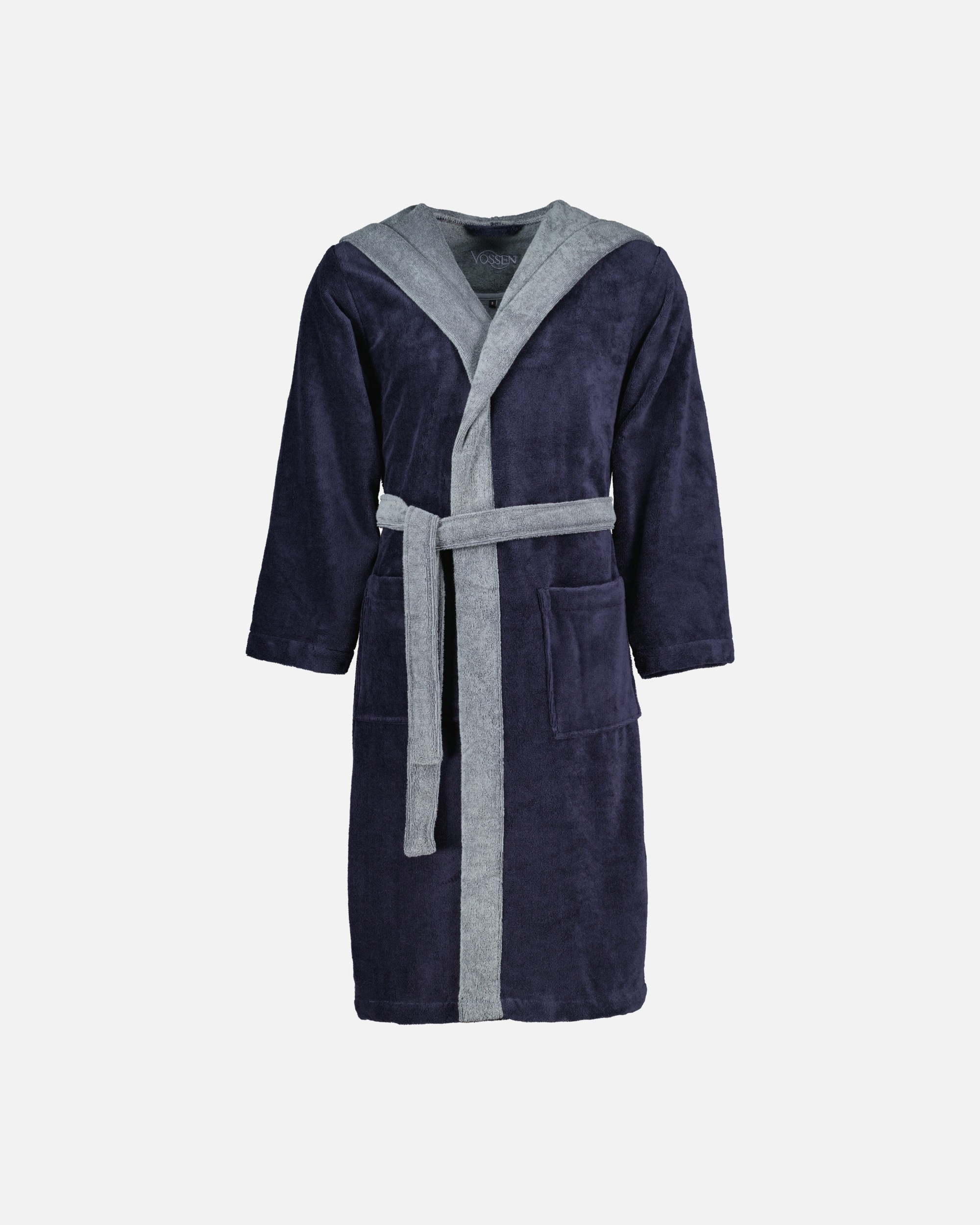 Bademantel für Unisex Vossen Vossen Bademäntel unisex Kapuze Poppy anthrazit - 013 M