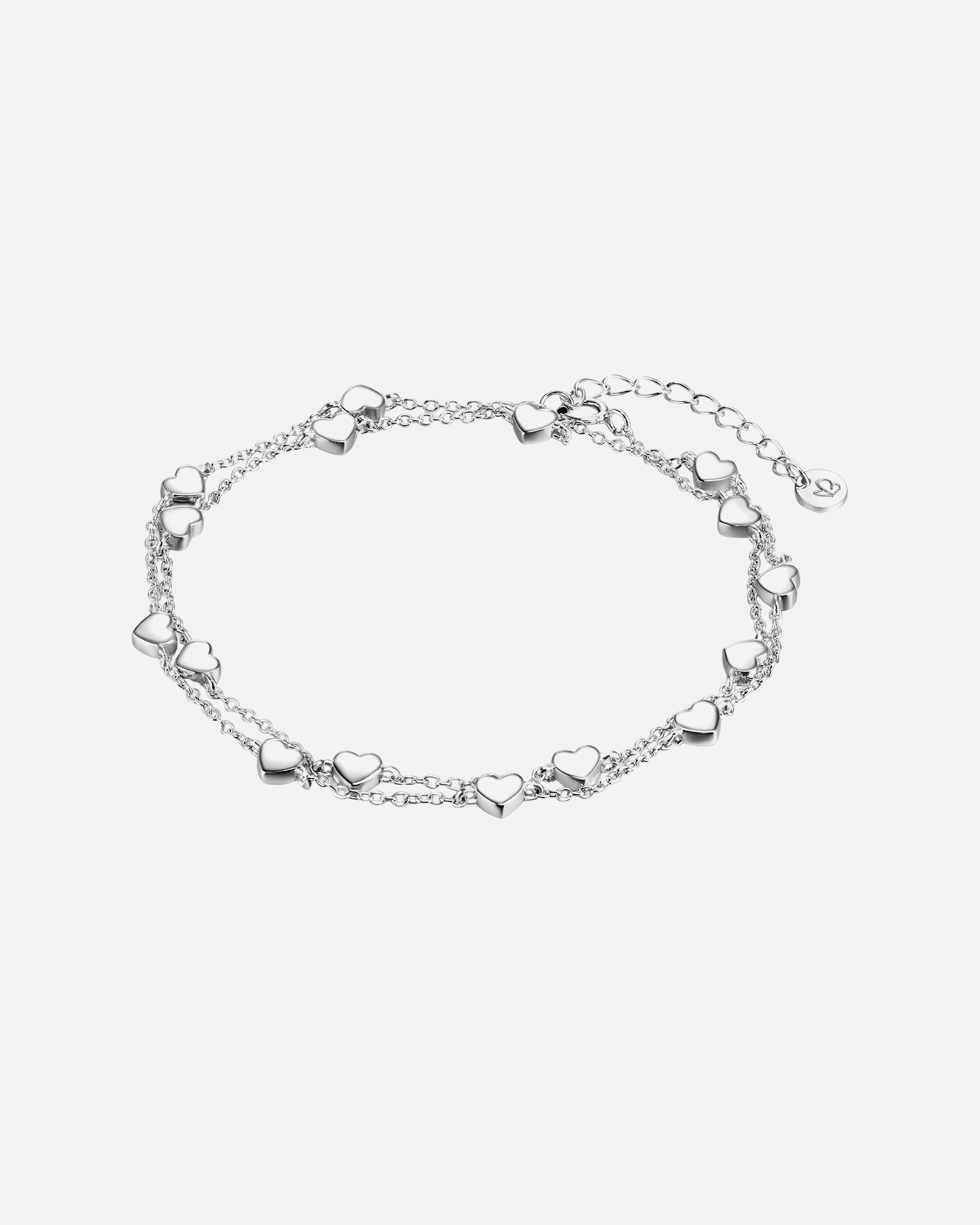 Armband für Weiblich Glanzstücke München Armband Herz aus Sterling Silber in silber 1 Stück