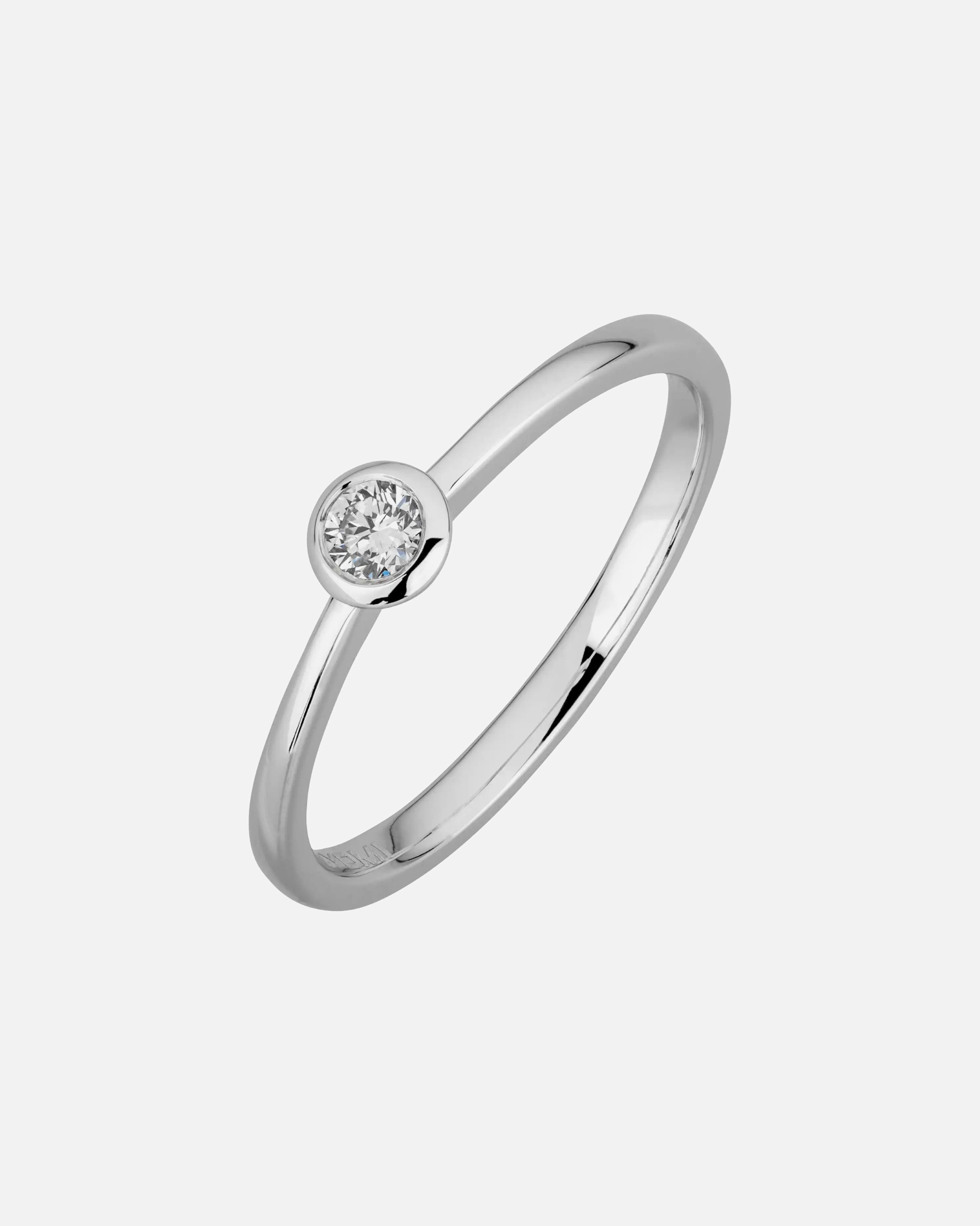 Ring für Weiblich Lyomi Default Brand Line Ring 585/- Gold Diamant Lab Grown weiß 0,10ct. 058 (18,5)