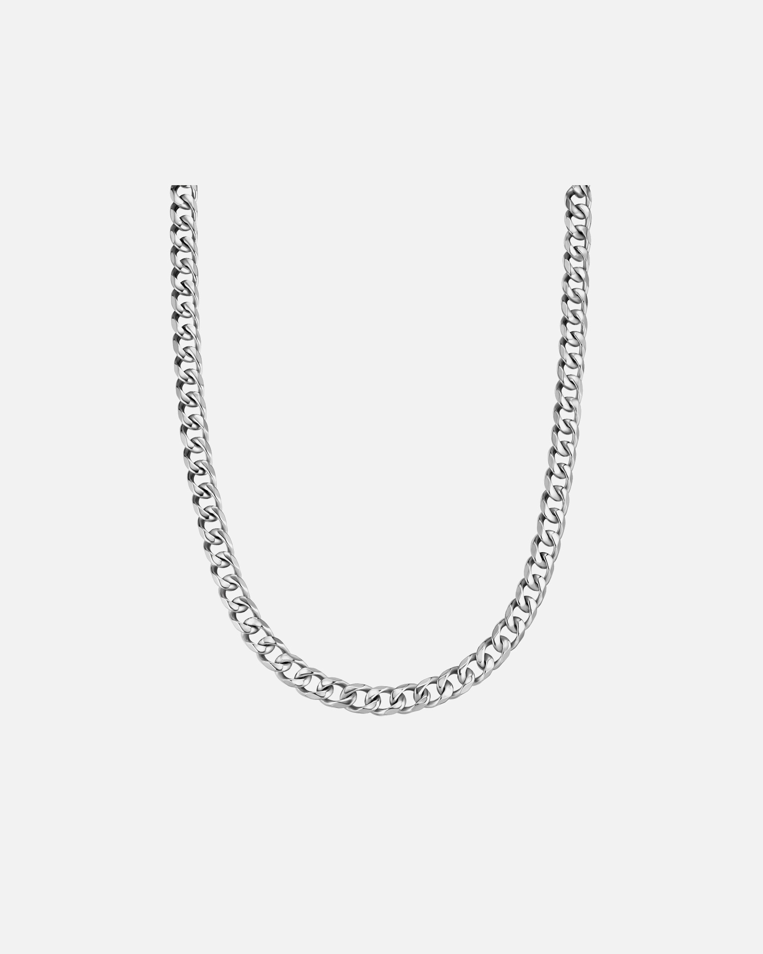 Halskette für Männlich True Rebels Halskette aus Edelstahl in silber 50 cm
