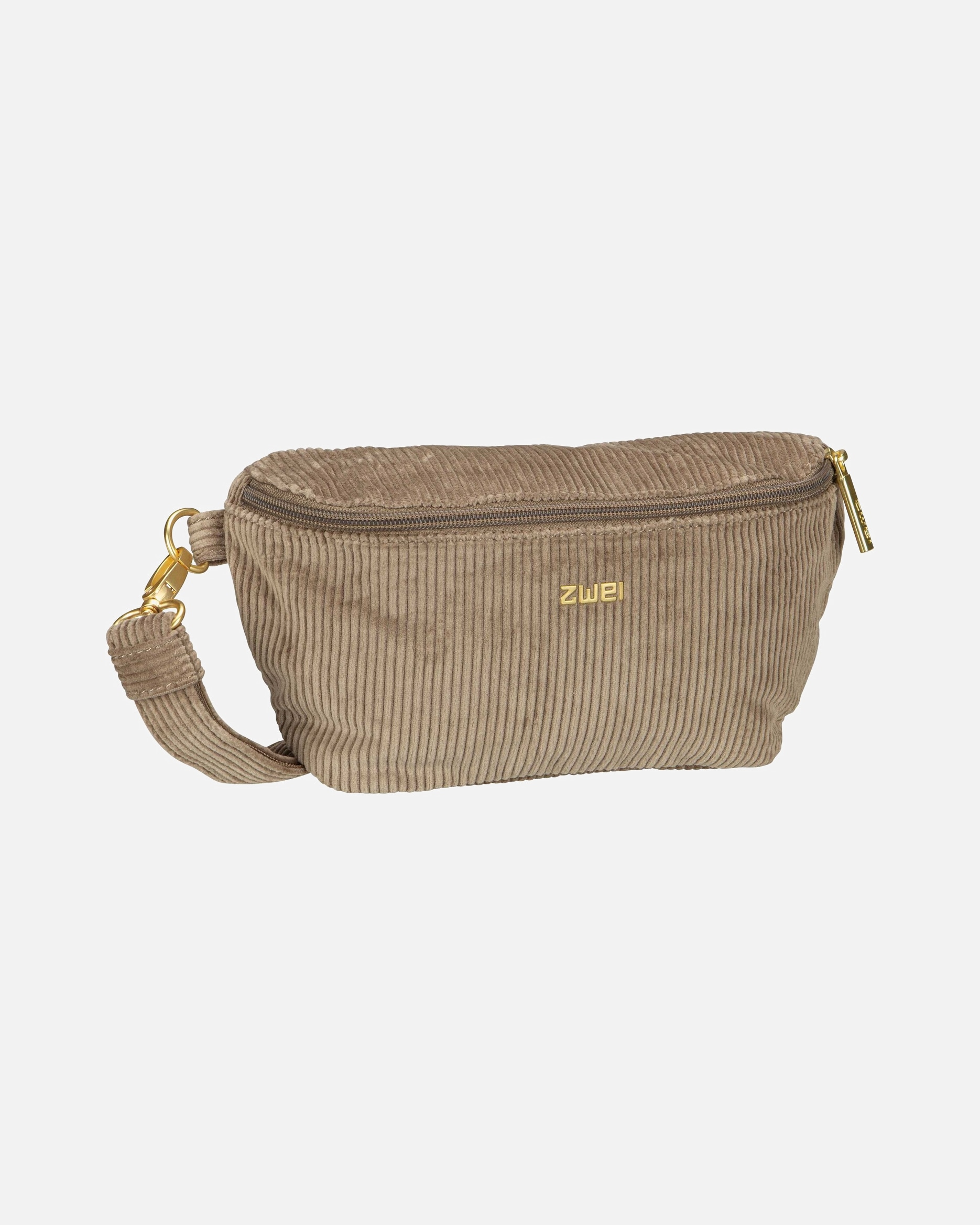 Bauchtasche für Weiblich ZWEI Gürteltasche Mademoiselle MH4 Cord/Mocca