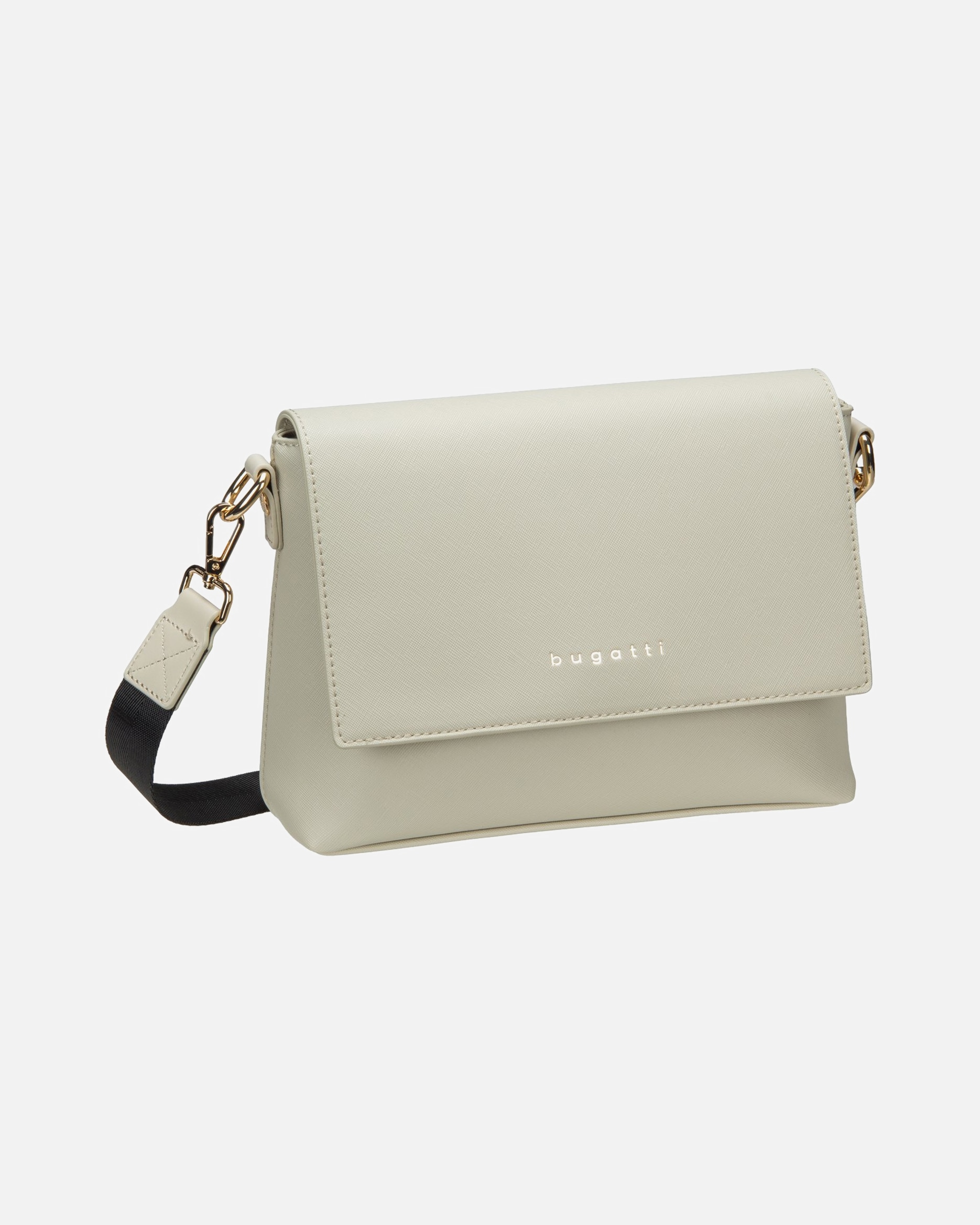 Handtasche für Weiblich Bugatti Schultertasche Ella Saffiano Shoulder Bag beige