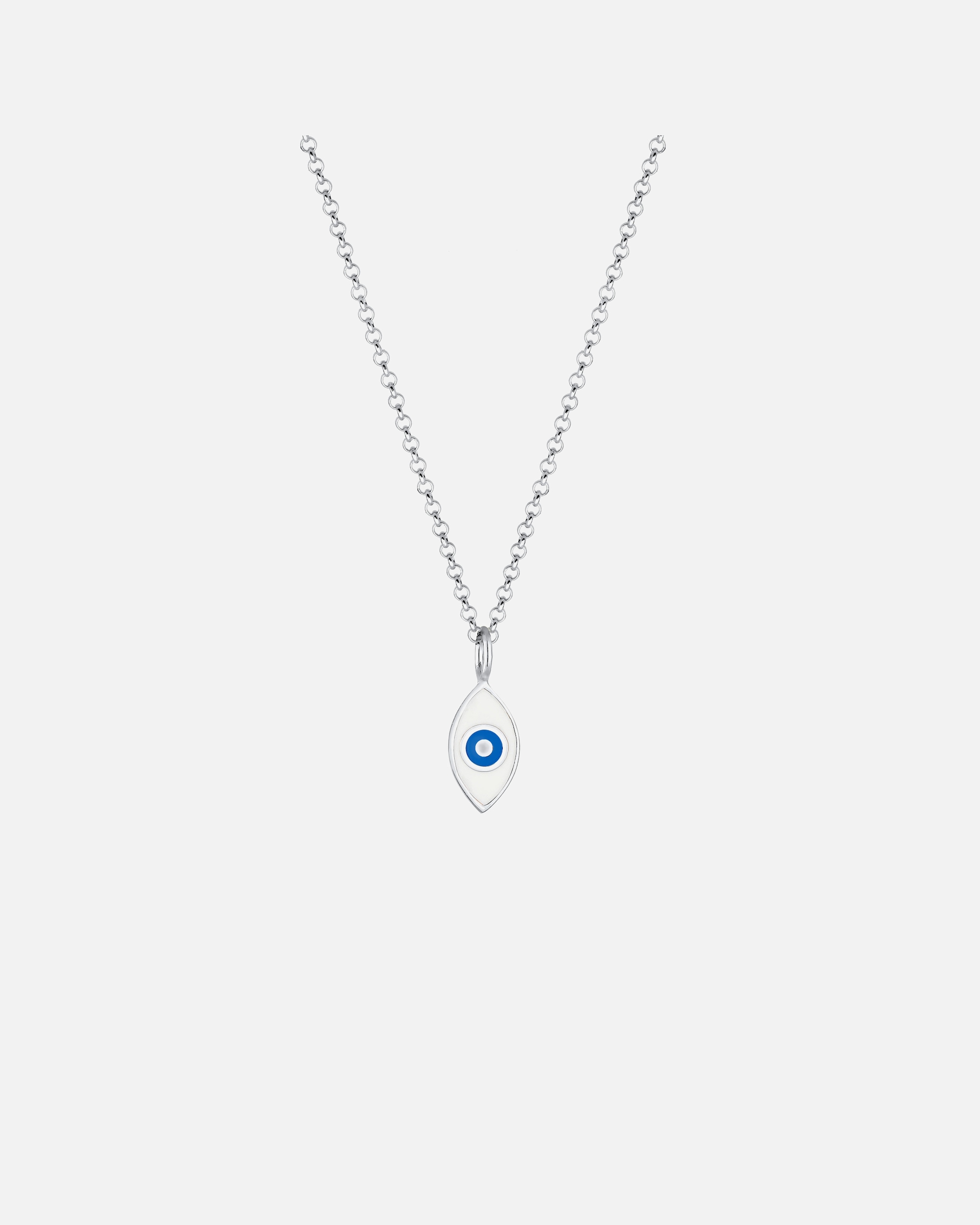 Halskette für Weiblich Elli Erbskette Evil Eye Symbol Emaille 925er Silber 1 Stück