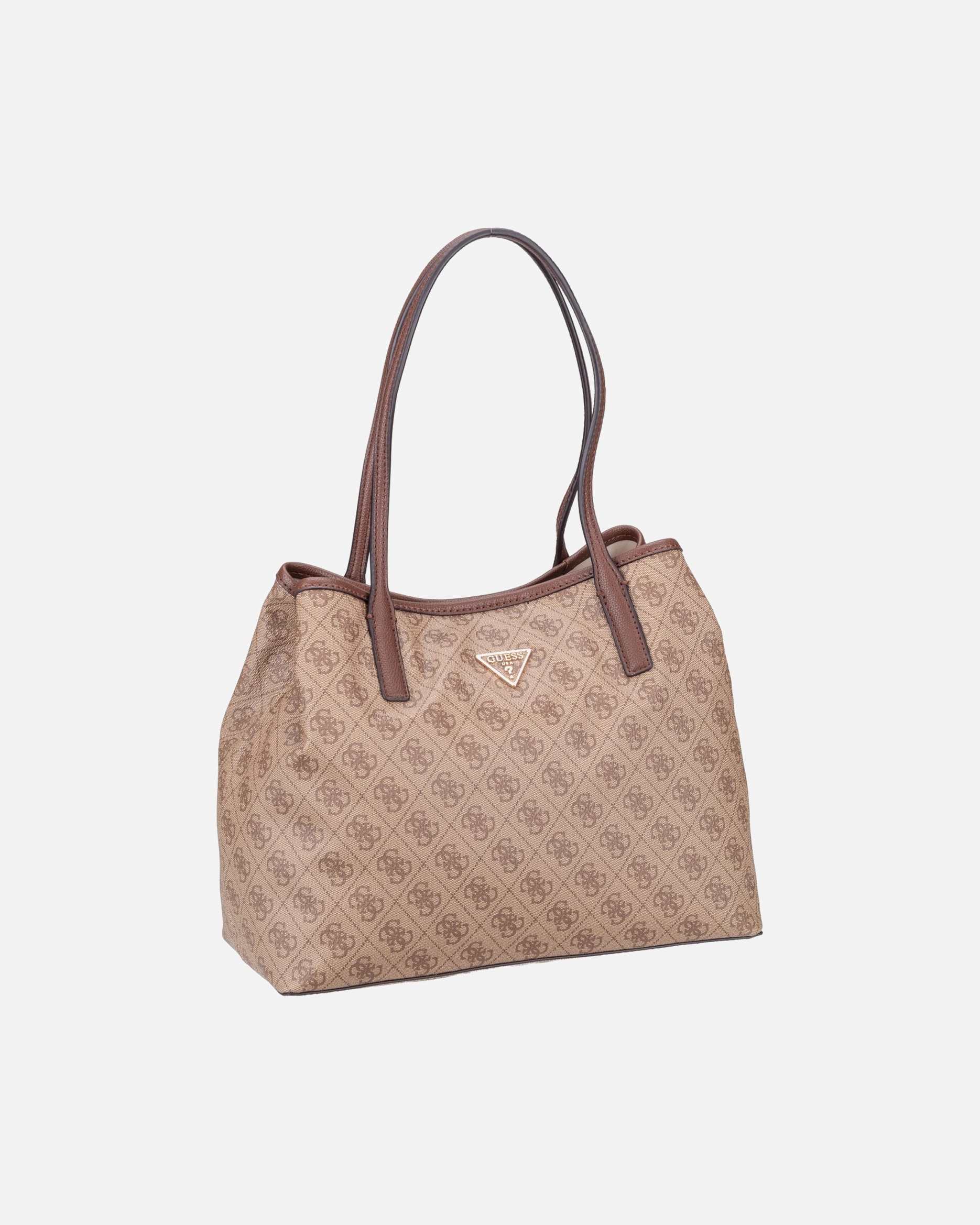 Shopper für Weiblich GUESS Shopper Victtoria 2In1 latte logo-brown