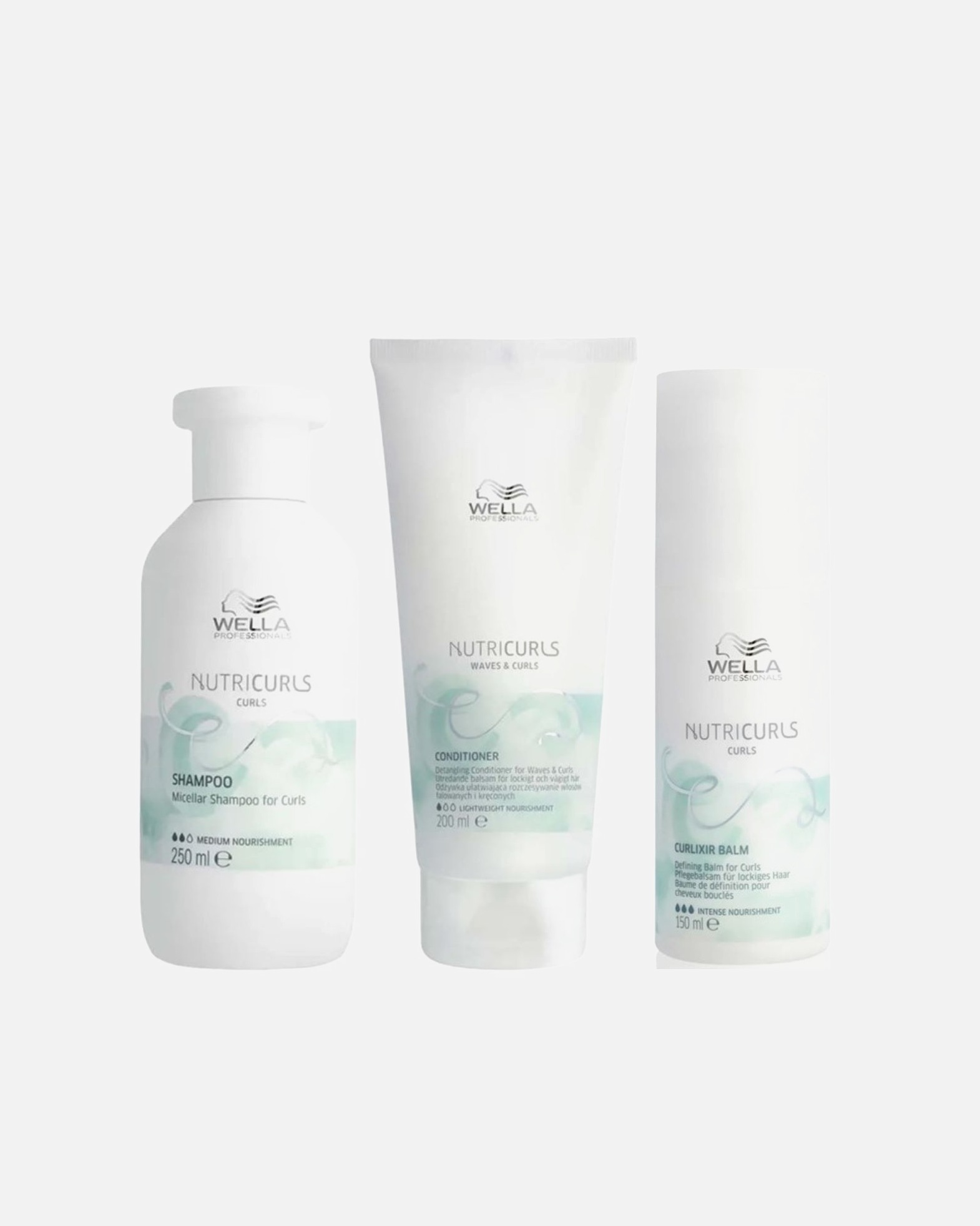 Haarpflegeset für Weiblich Wella Nutricurls Bundle Curlixir 1 Stück