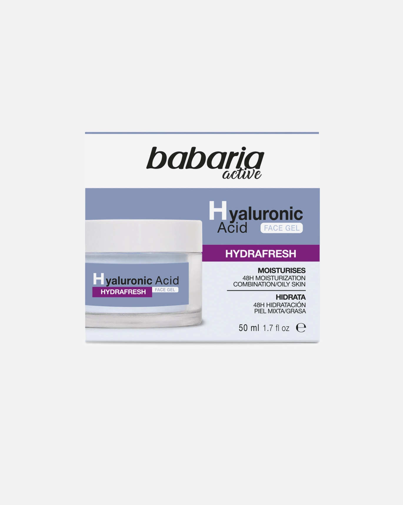 Gesichtsgel für Unisex Babaria Gesichtsgel mit Hyaluronsäure 50 ml