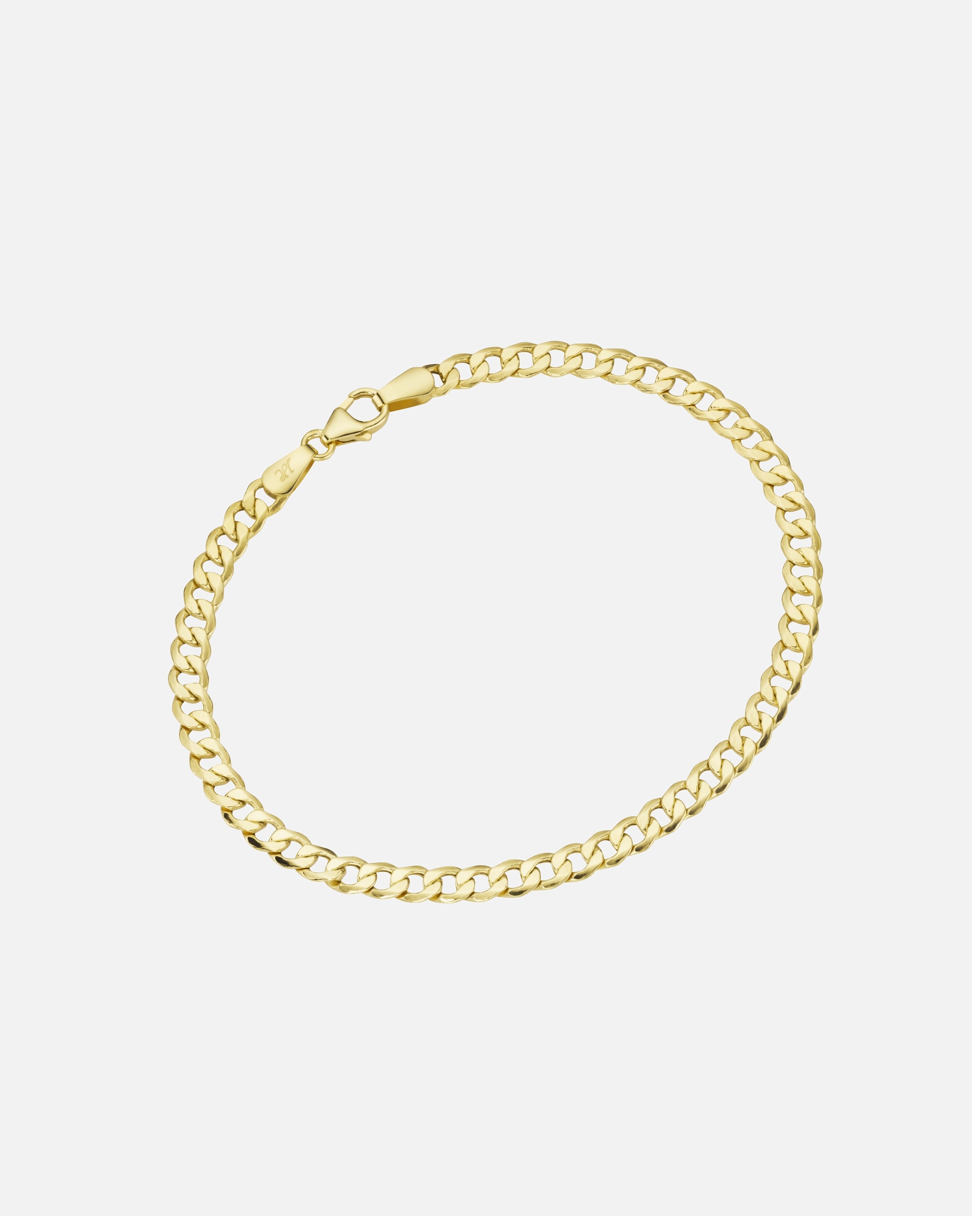 Armband für Weiblich Luigi Merano Armband Panzerkette, Gold 375 19 cm