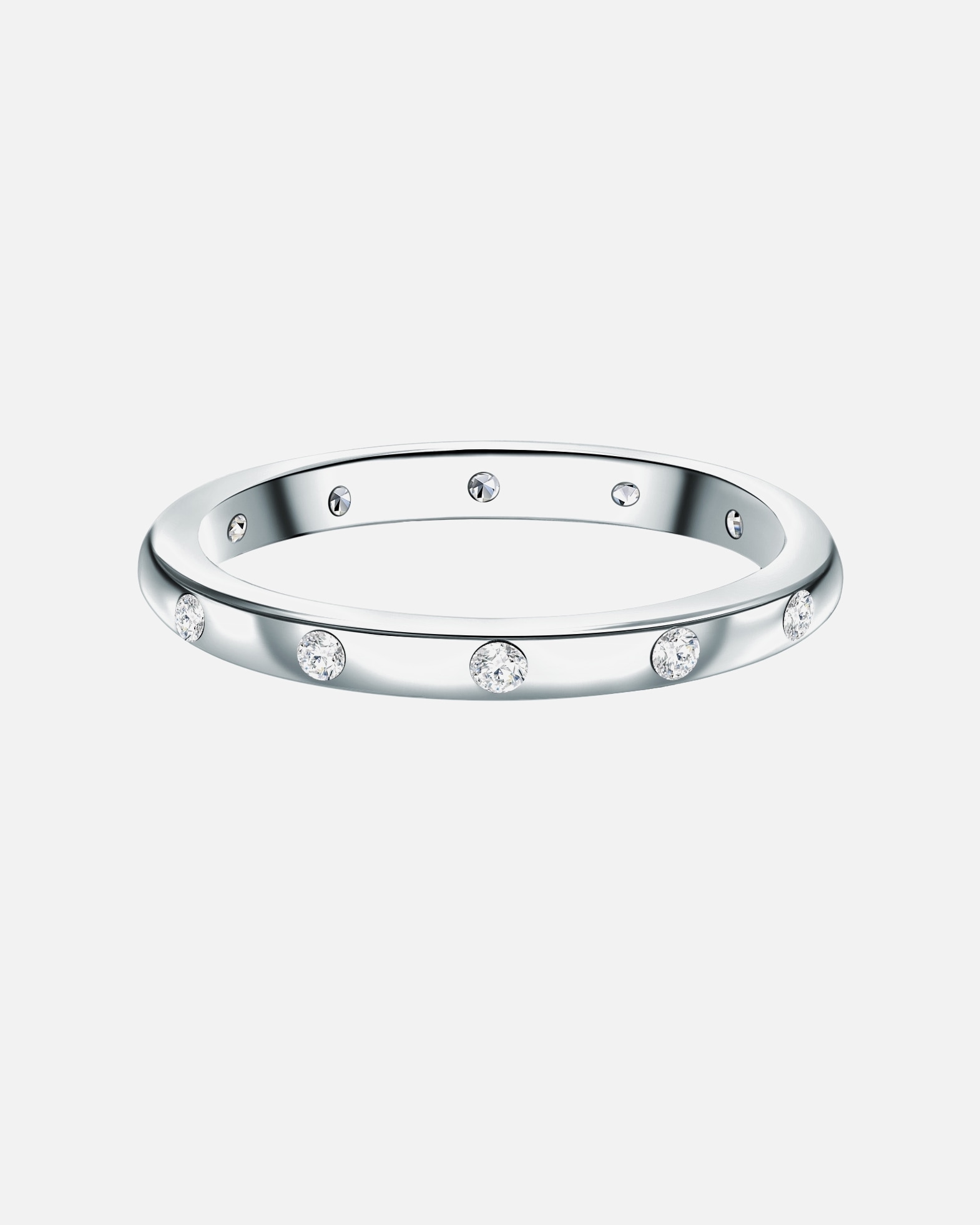 Ring für Weiblich Trilani Ring Sterling Silber Zirkonia in Silber 52