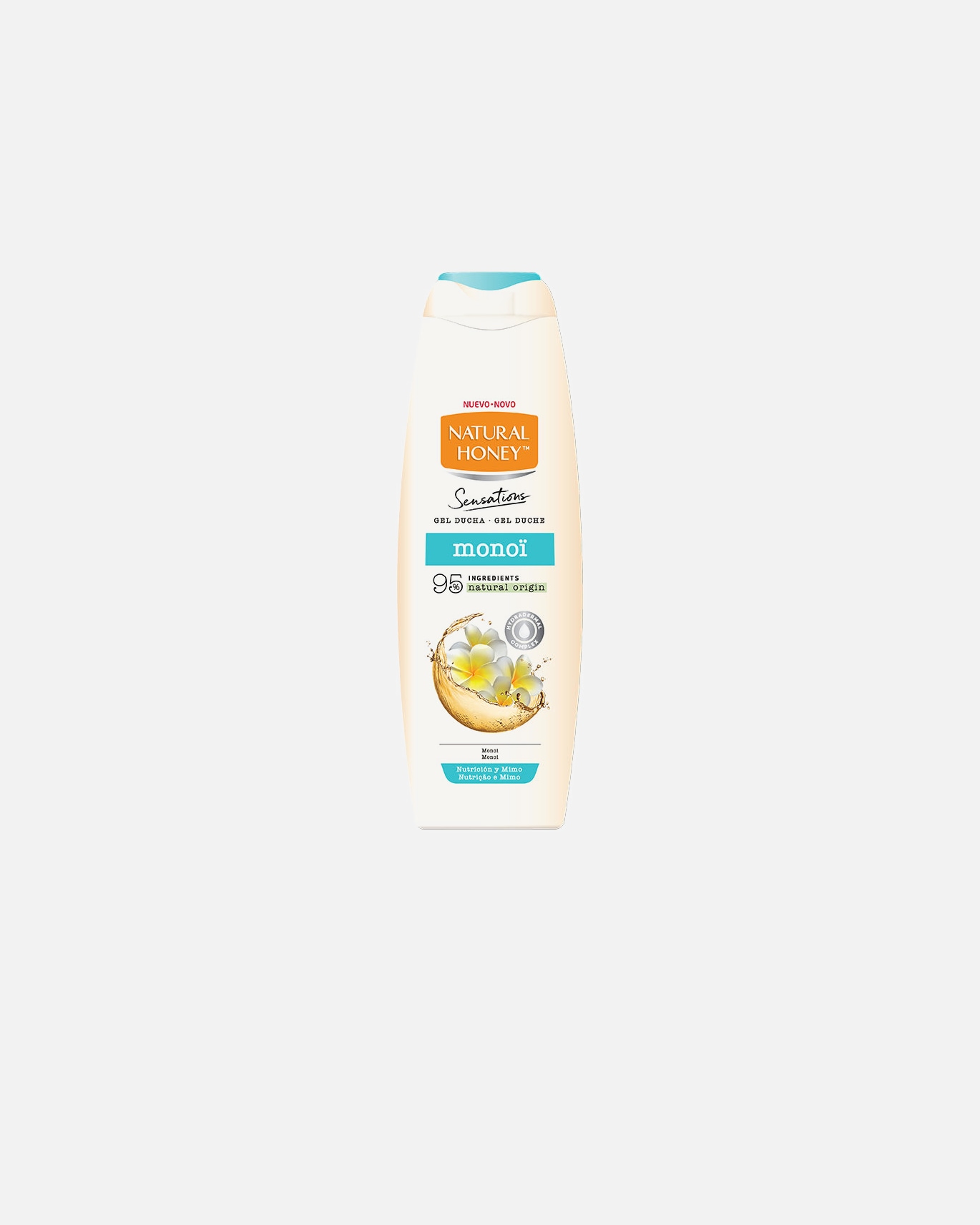Duschgel für Unisex Natural Honey SENSATIONS MONOÏ Duschgel 650 ml