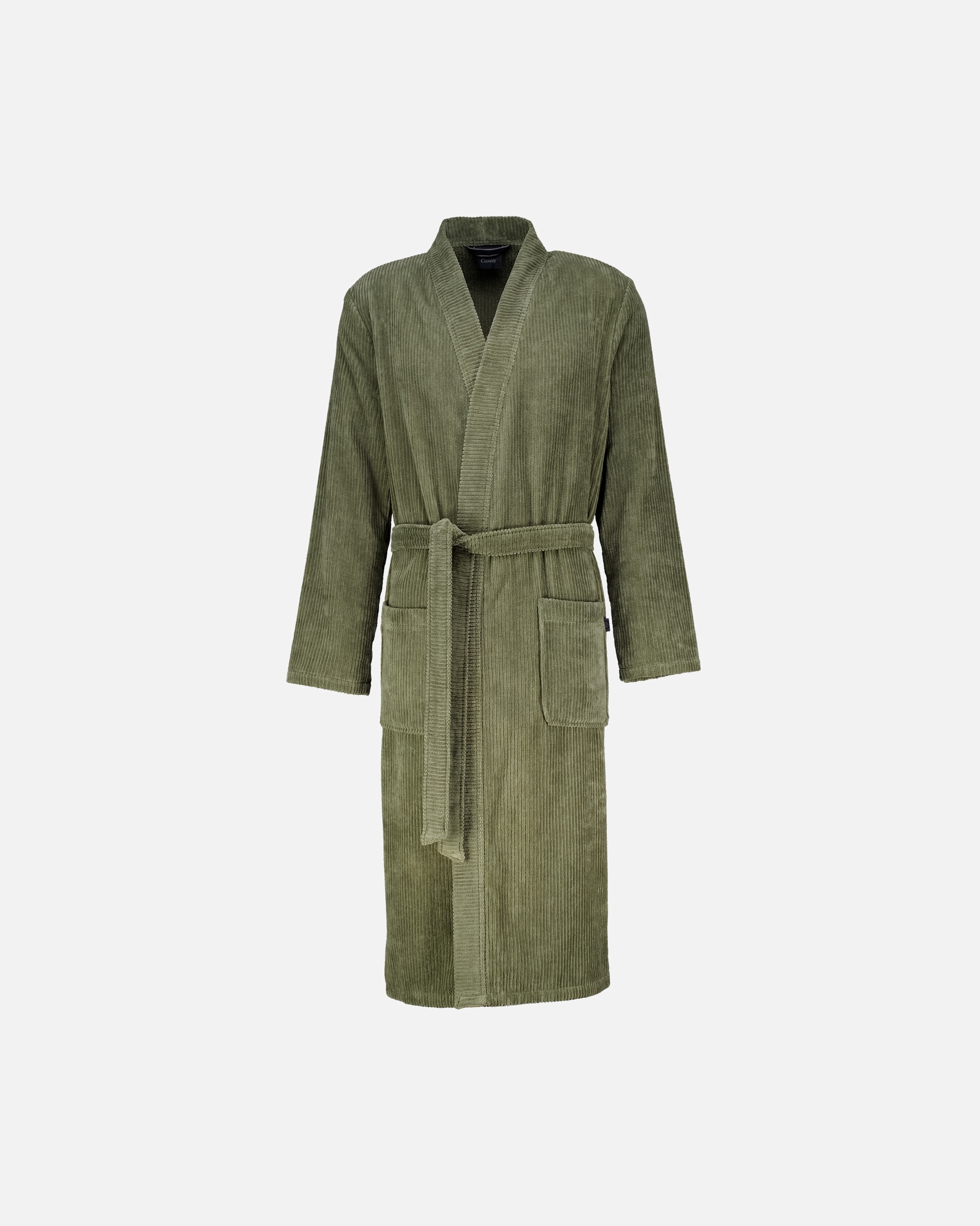 Bademantel für Unisex Cawö Cawö Bademäntel Herren Kimono Cord-Optik 6540 field - 453 L