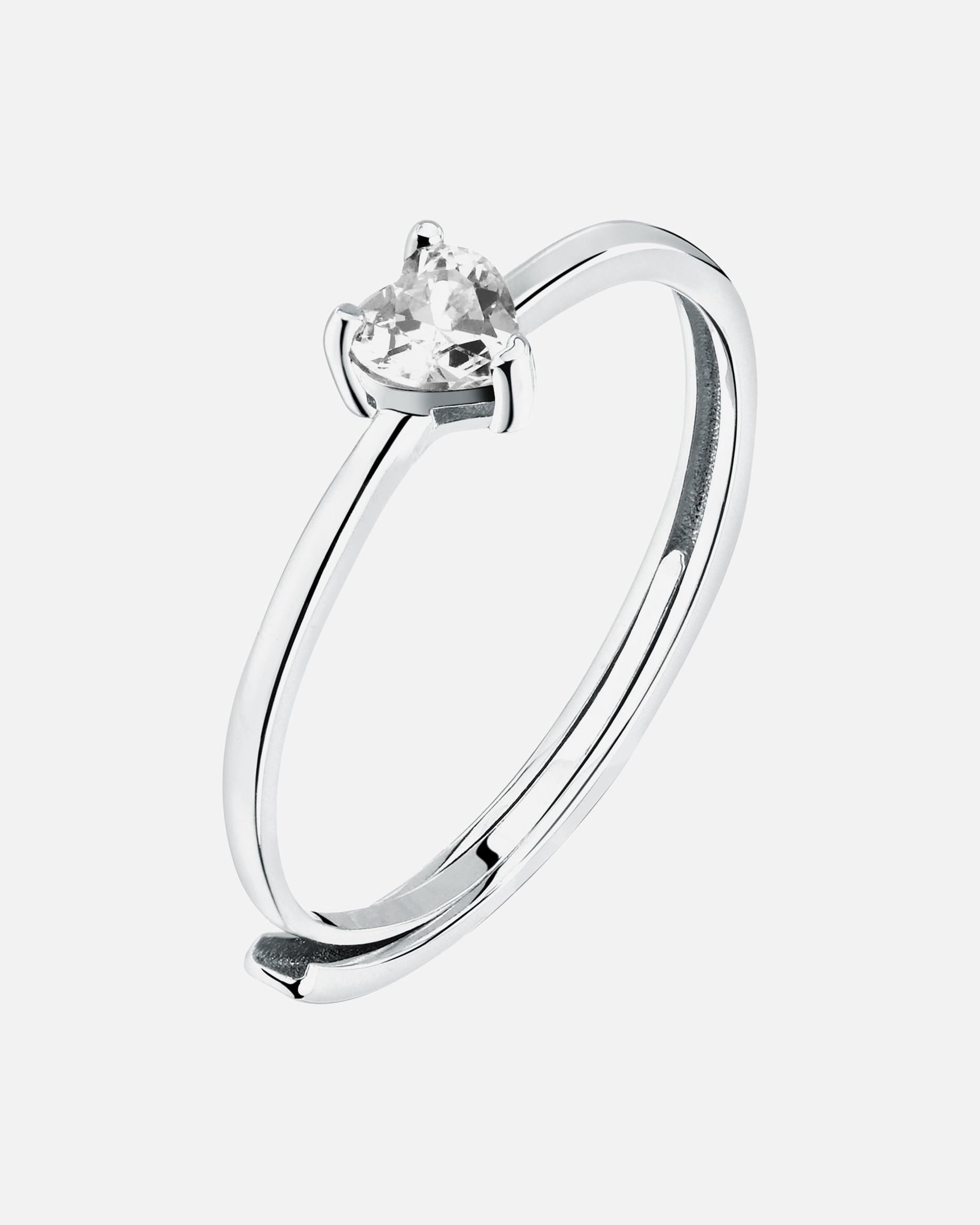 Ring für Weiblich La Petite Story Default Brand Line Damenring 925er Silber silber, weiß