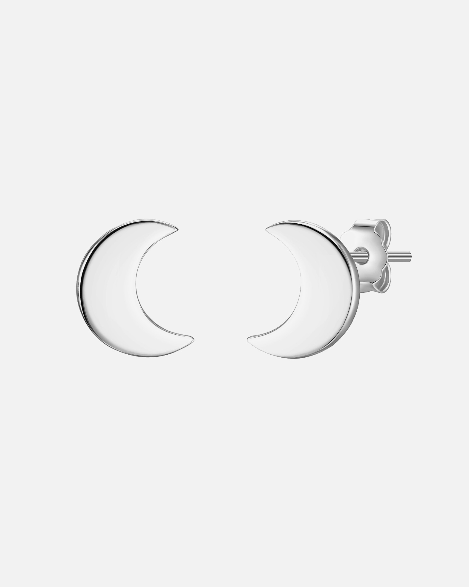 Ohrringe für Weiblich Glanzstücke München Ohrstecker Mond Sterling Silber in Roségold 1 Stück