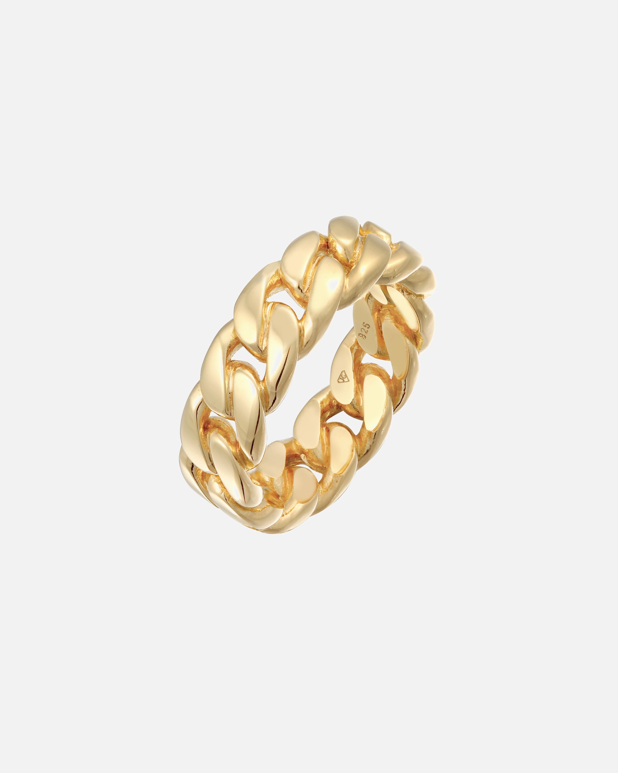 Ring für Weiblich Elli Bandring Chunky Chain Glieder Look 925 Silber 58