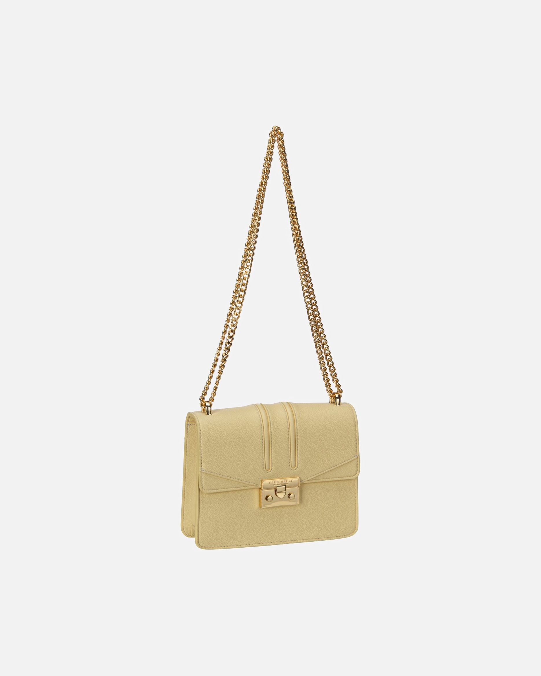 Handtasche für Weiblich Seidenfelt Handtasche Roros Butter-Yellow