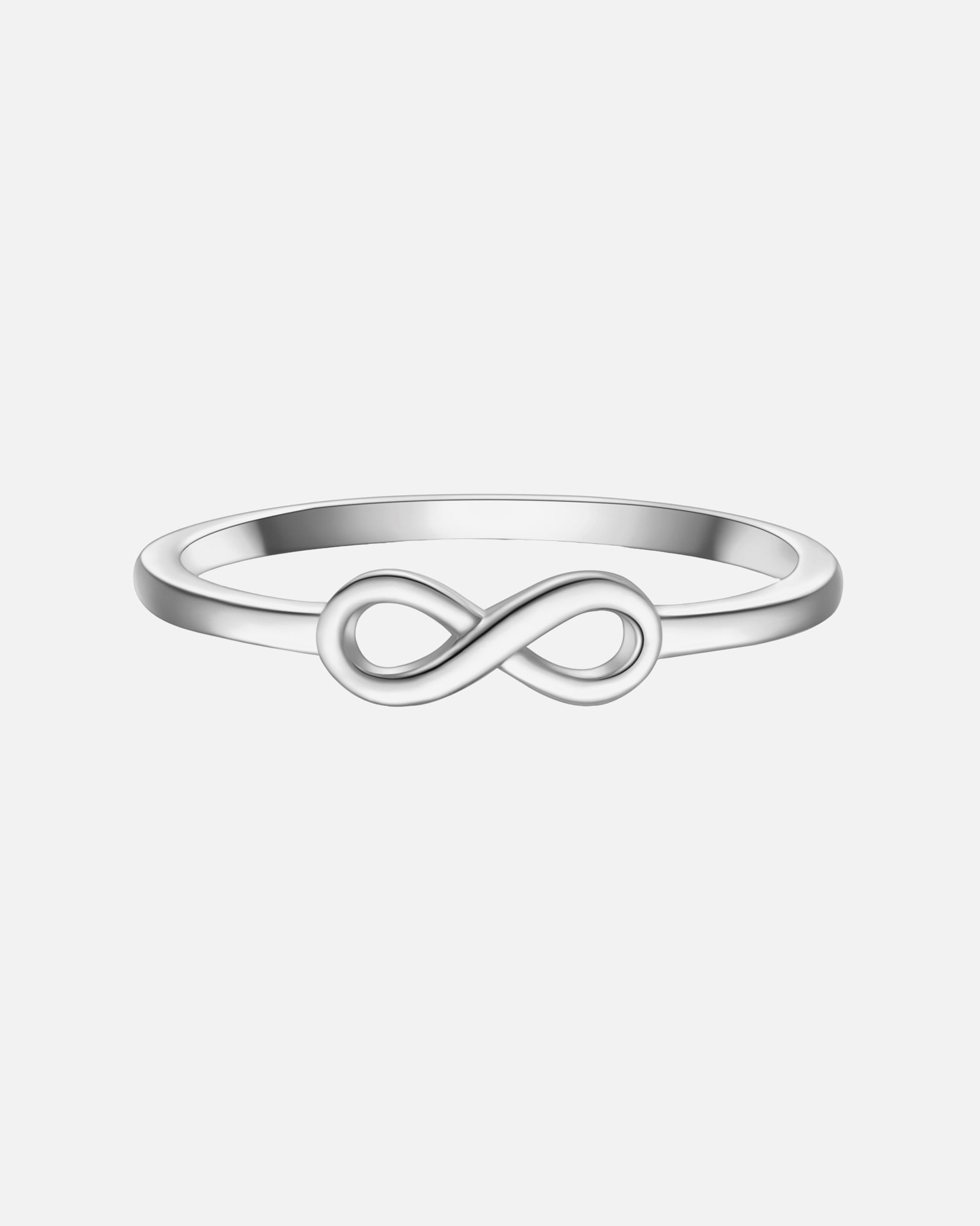 Ring für Weiblich Glanzstücke München Ring Infinity aus Sterling Silber in silber 58