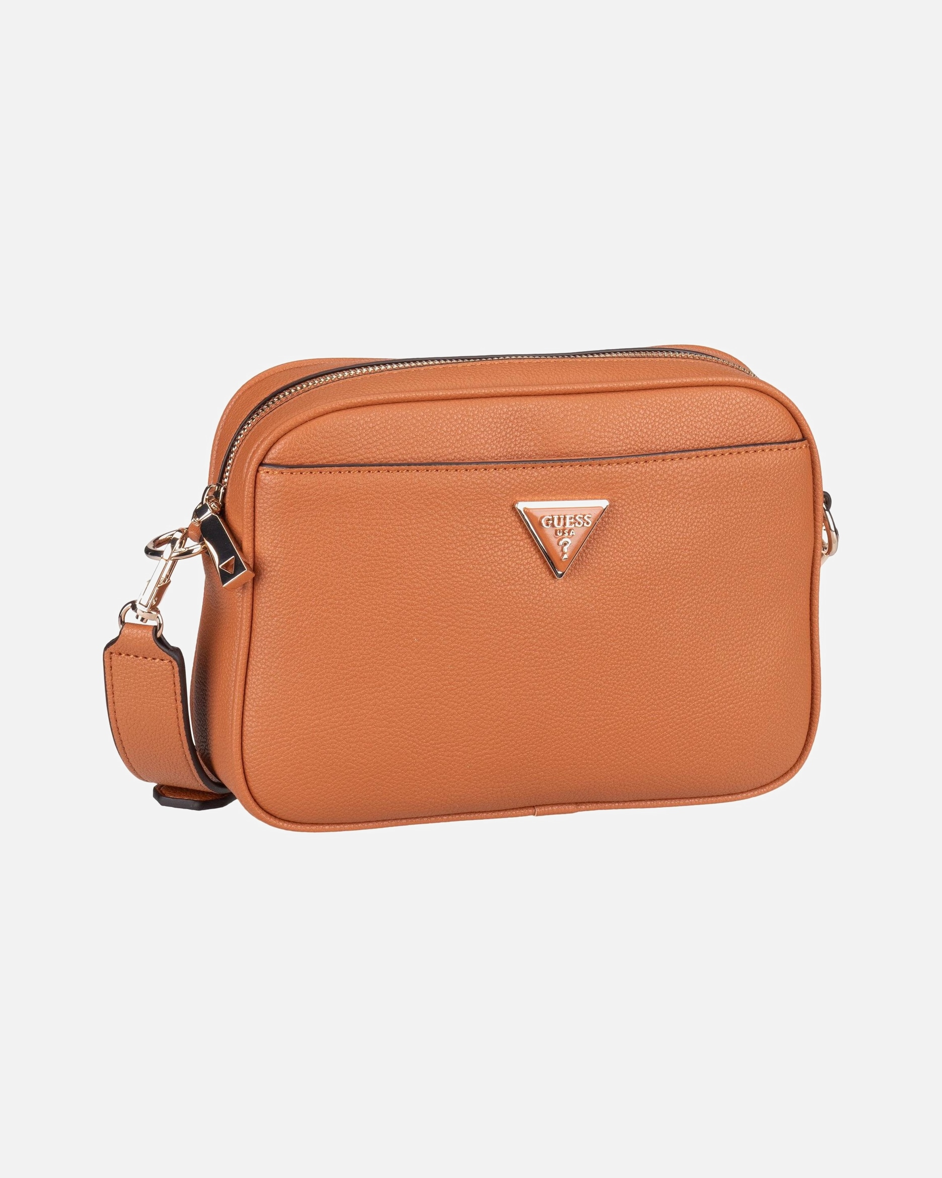 Umhängetasche für Weiblich GUESS Bodybag Meridian 2 Camera Bag Cognac