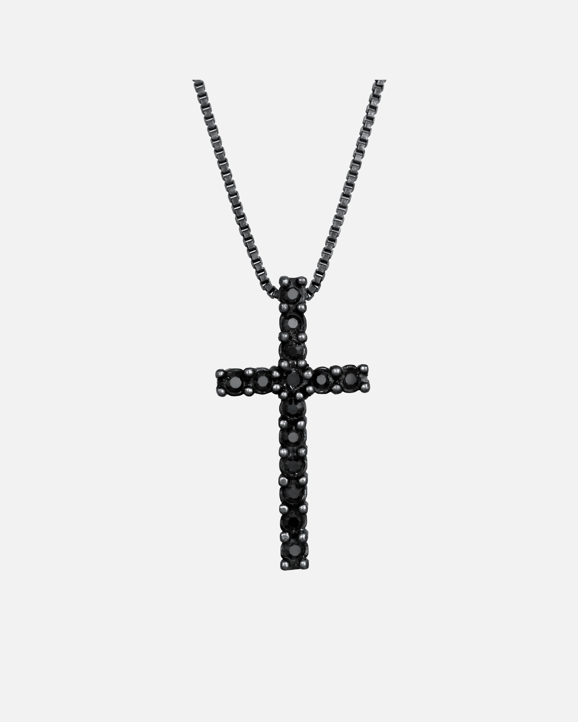 Halskette für Männlich KUZZOI Herren Kreuz Religion 925 Silber, mit Kristallen von Swarovski® 1 Stück