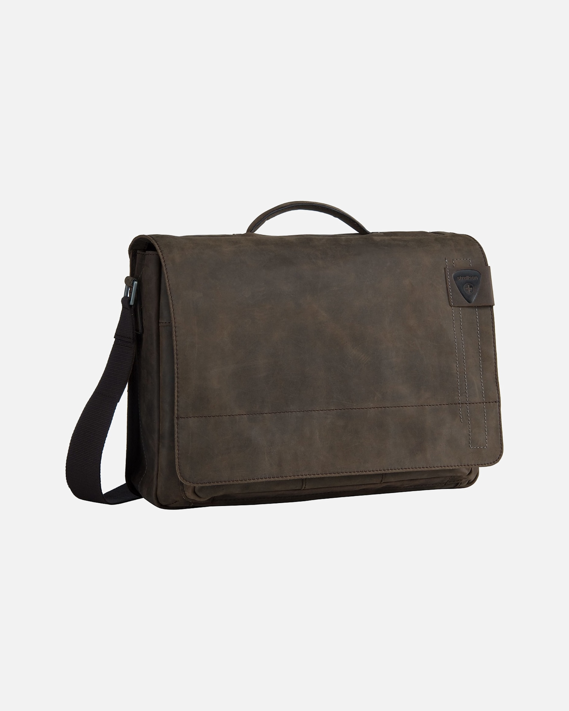 Laptoptasche für Männlich Strellson Aktentasche Richmond Briefbag L Dark Brown