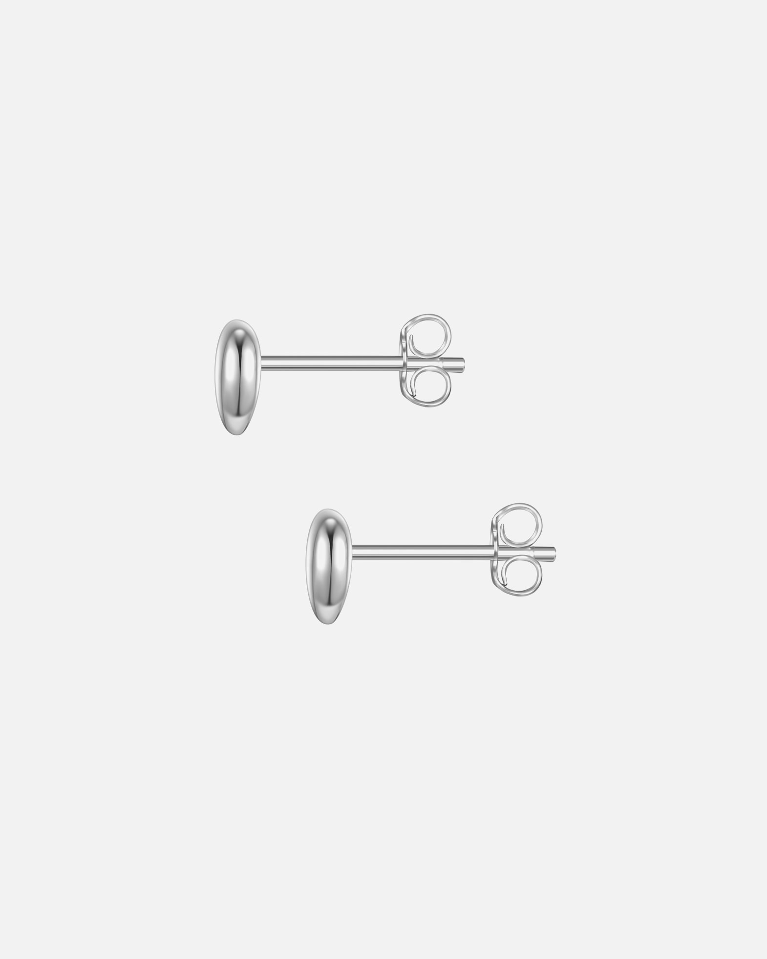 Ohrringe für Weiblich Glanzstücke München Ohrstecker Herz aus Sterling Silber in silber 5,7 mm