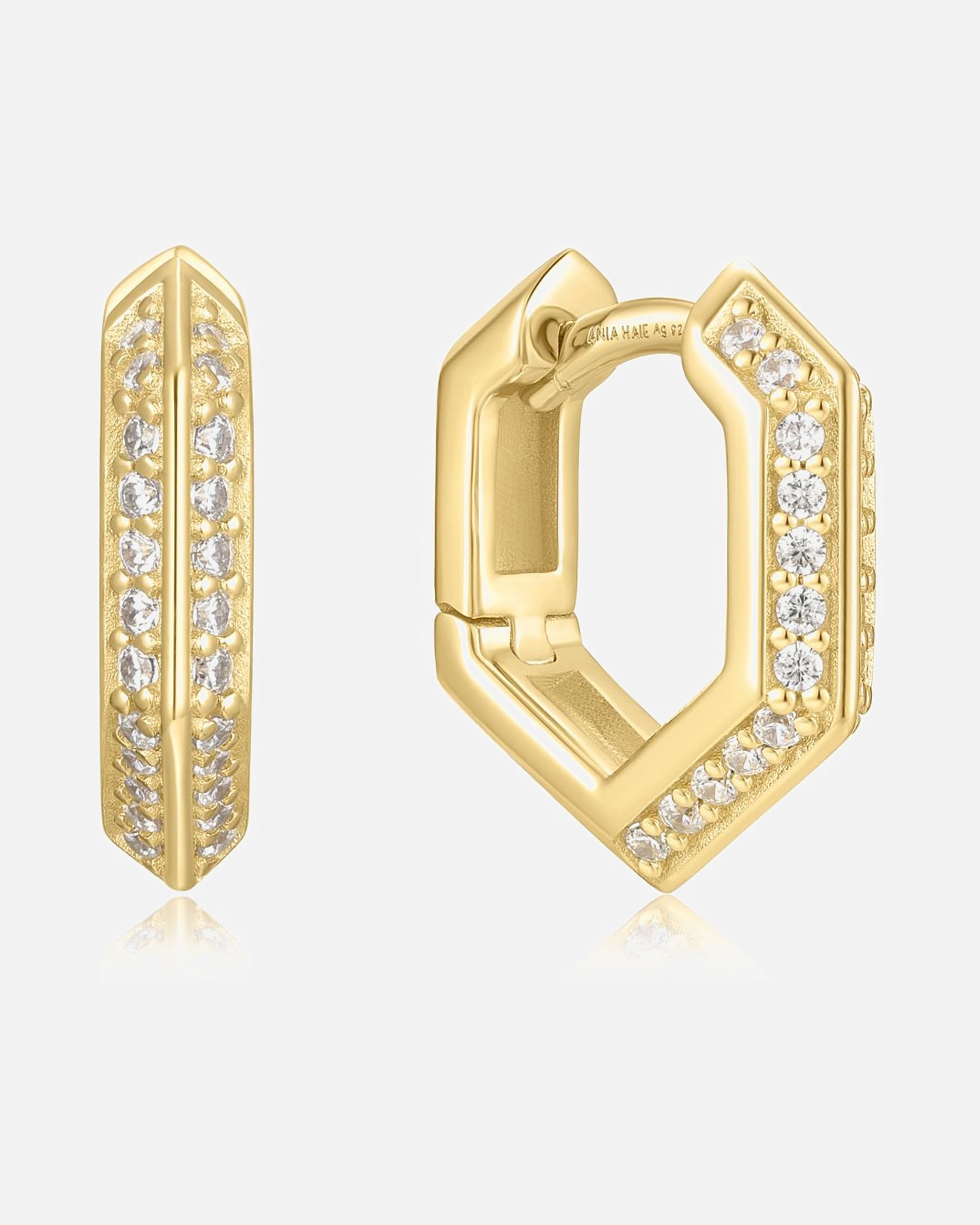 Ohrringe für Weiblich Ania Haie Creolen 925er Silber gold