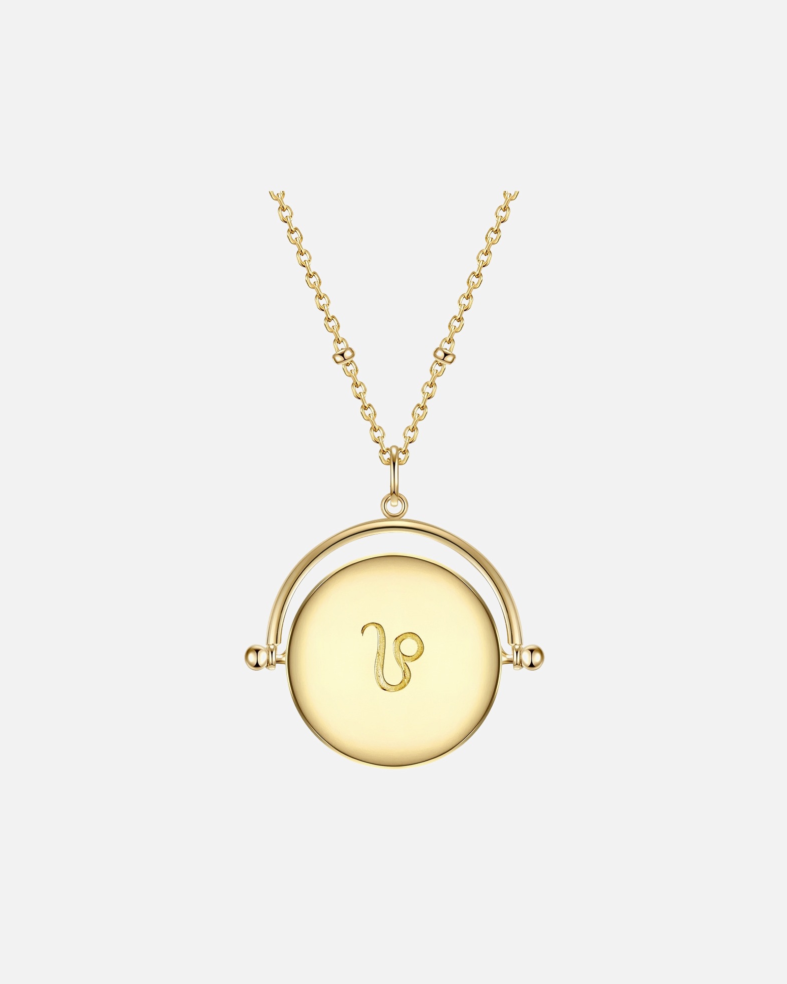 Halskette für Weiblich Glanzstücke München Halskette Sternzeichen Löwe Sterling Silber Zirkonia in Gelbgold 1 Stück