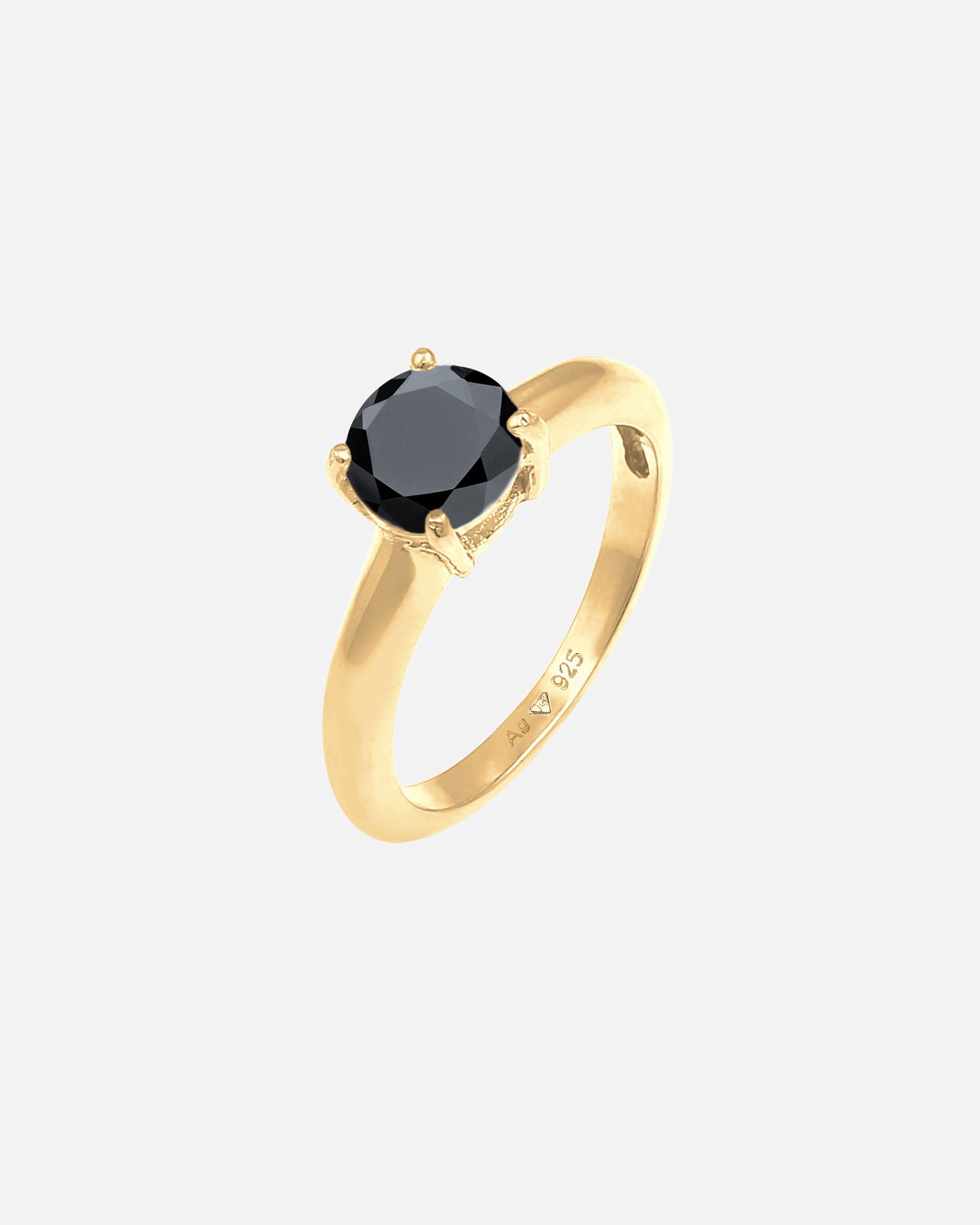 Ring für Weiblich Elli Solitär Klassisch Zirkonia 925 Sterling Silber 56