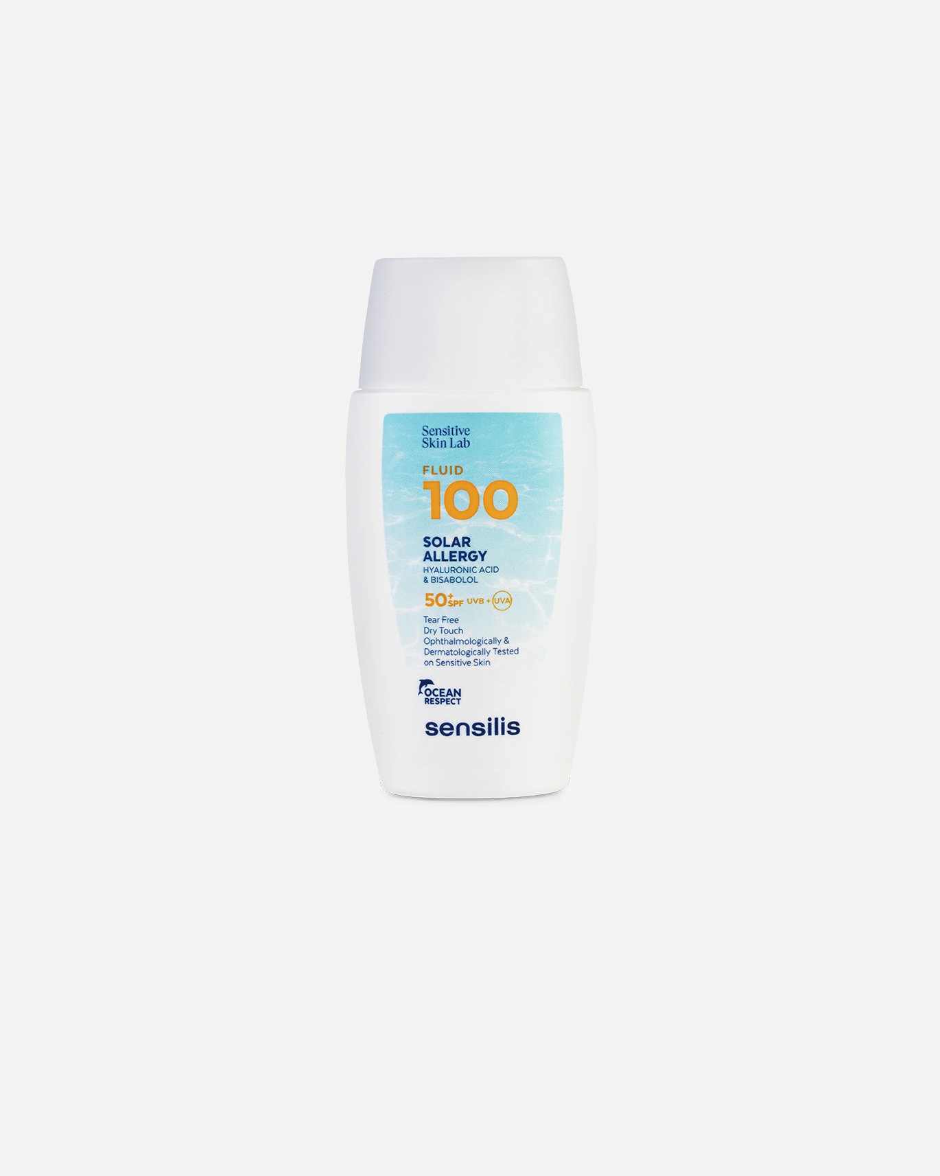 Sonnencreme Körper für Unisex SENSILIS Default Brand Line FLUID 100 SOLAR ALLERGY ultraflüssiger wässriger Sonnenschutz SPF50+ 40 ml