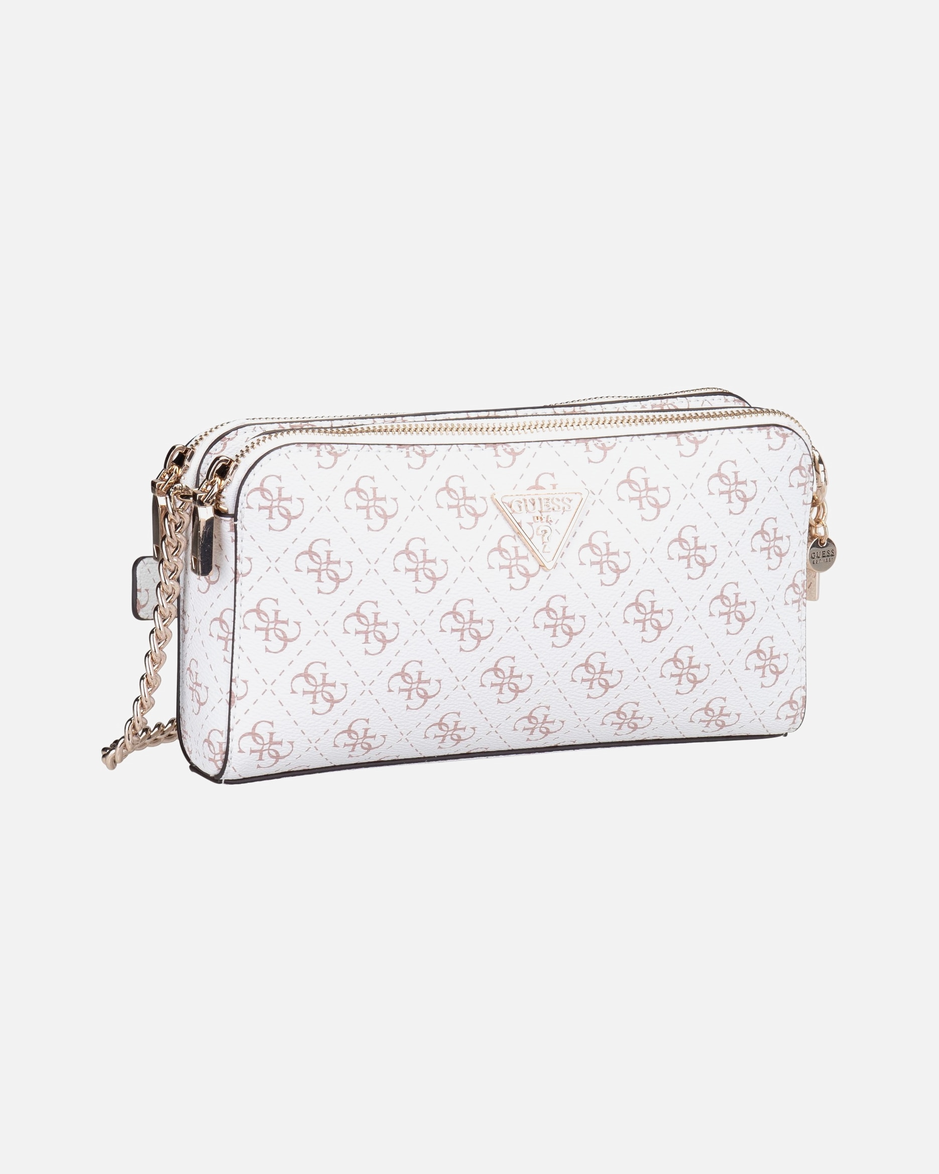 Handtasche für Weiblich GUESS Handtasche Eco Erica EQ Cream Logo