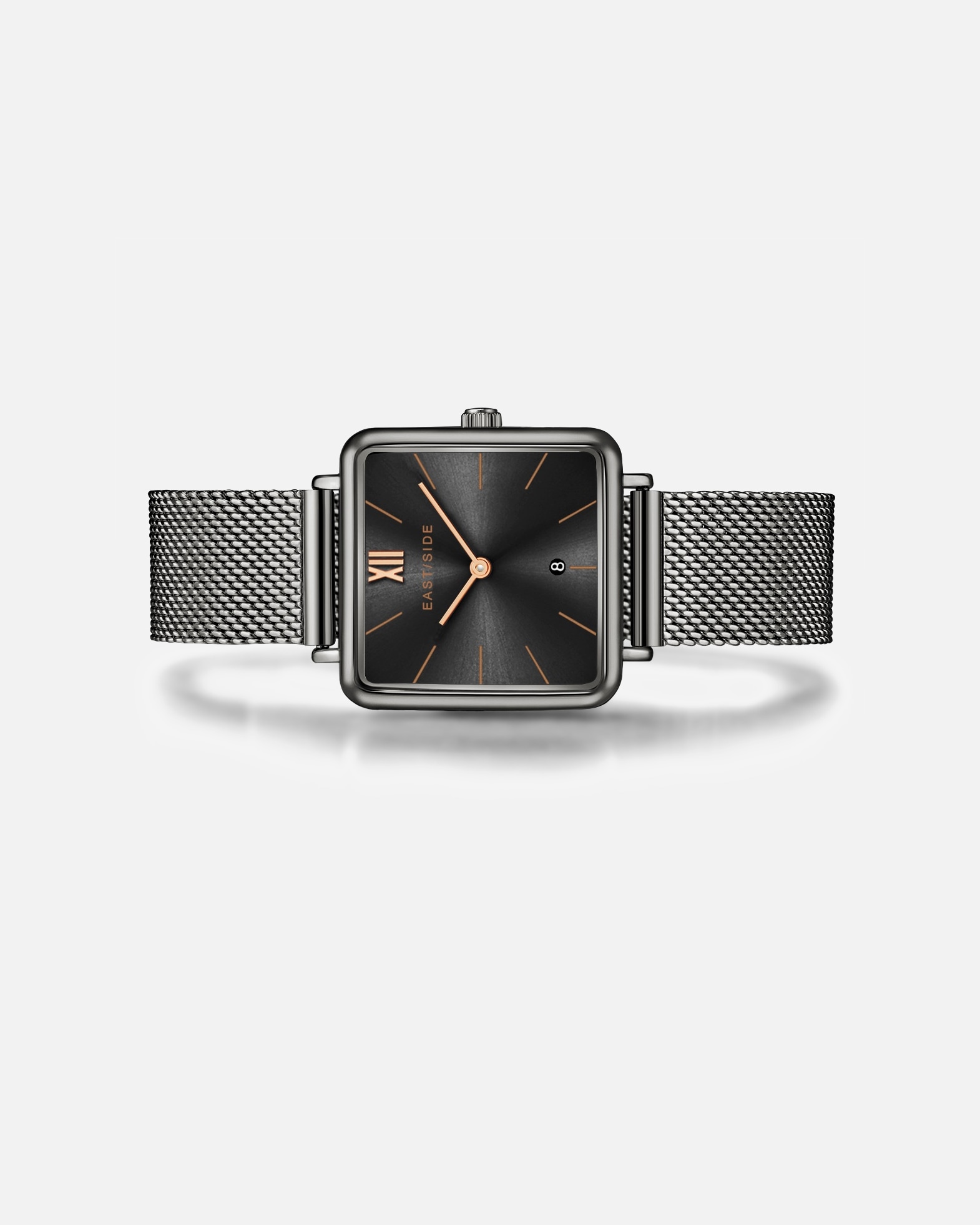 Uhr für Weiblich EASTSIDE Quarzuhr Grand in Anthrazit Edelstahl in Anthrazit 1 Stück