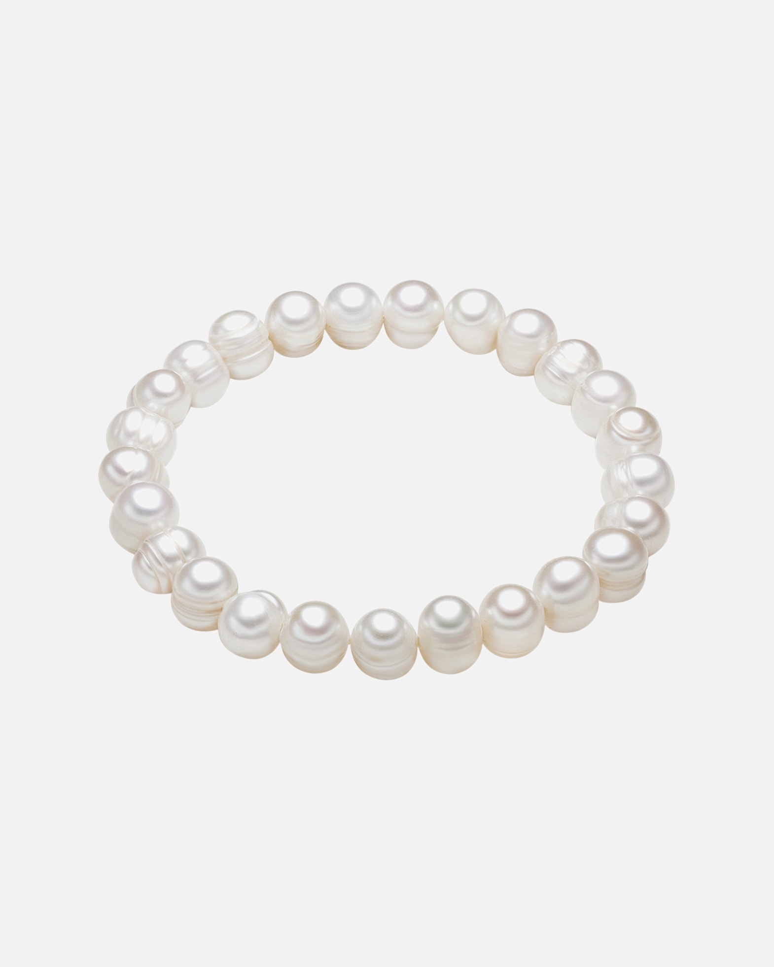 Armband für Weiblich Valero Pearls Perlen-Armband Süßwasser-Zuchtperle in Weiß 1 Stück