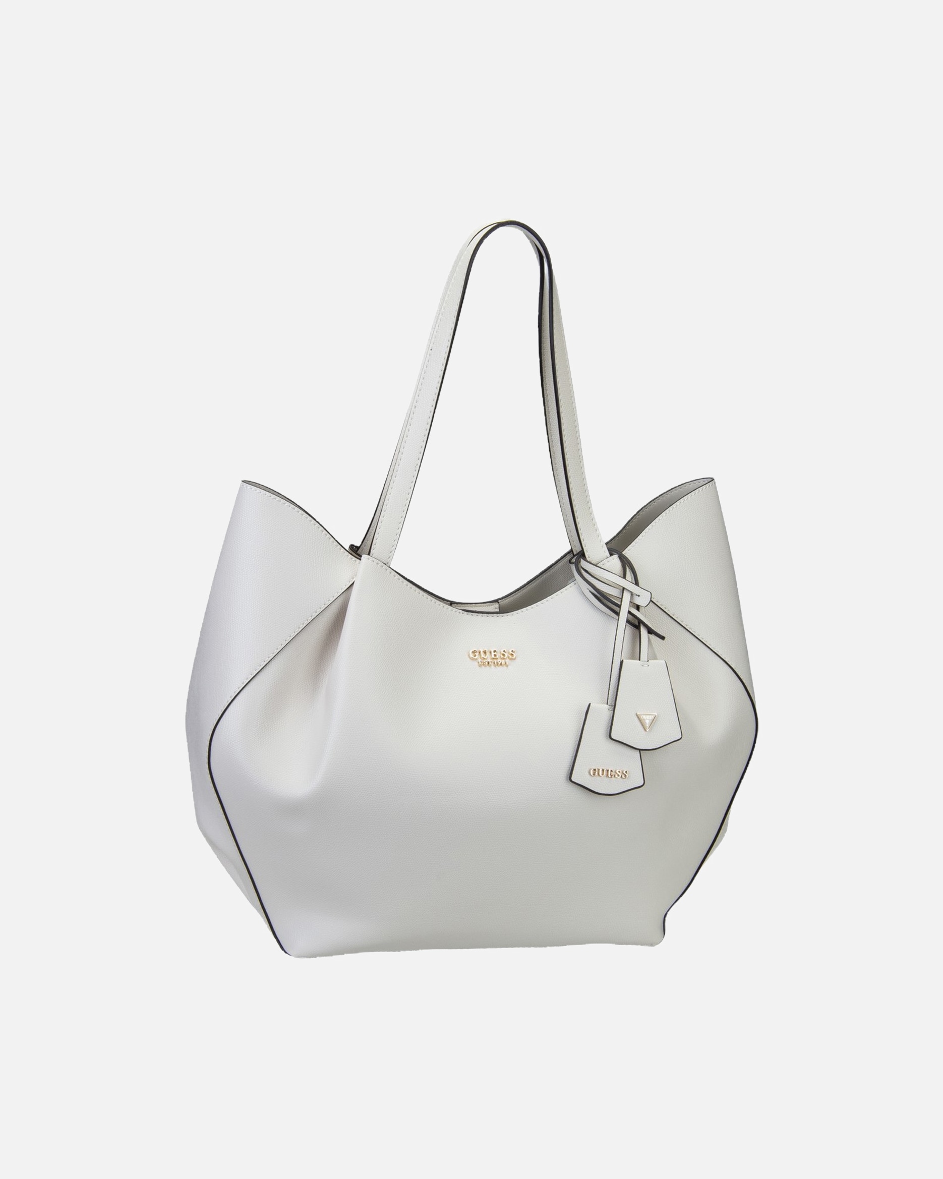 Shopper für Weiblich GUESS Shopper Amorette 2 In 1 Tote Off White