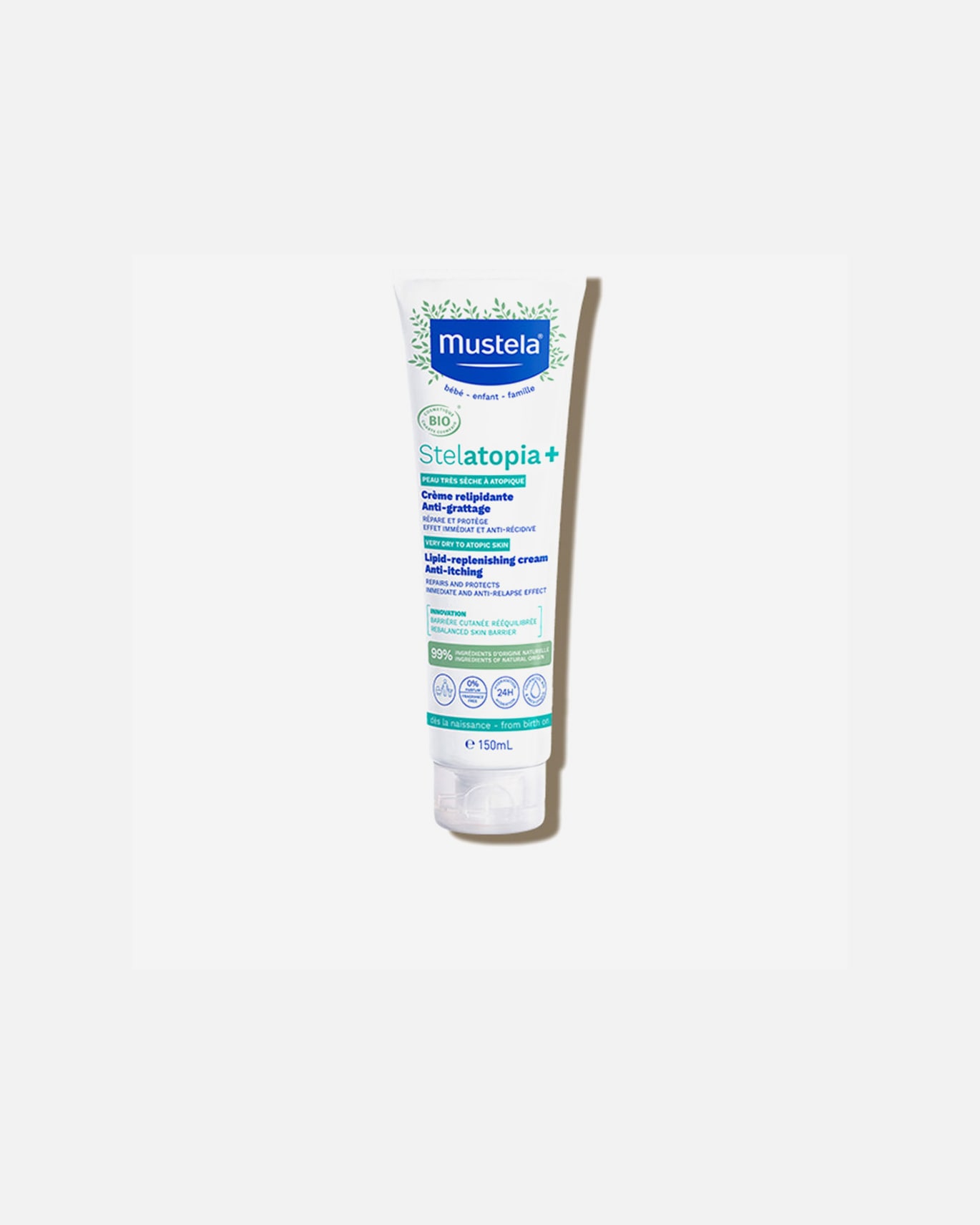 Babycreme für Unisex Mustela STELATOPIA+ BIO relipidierende Creme 150 ml
