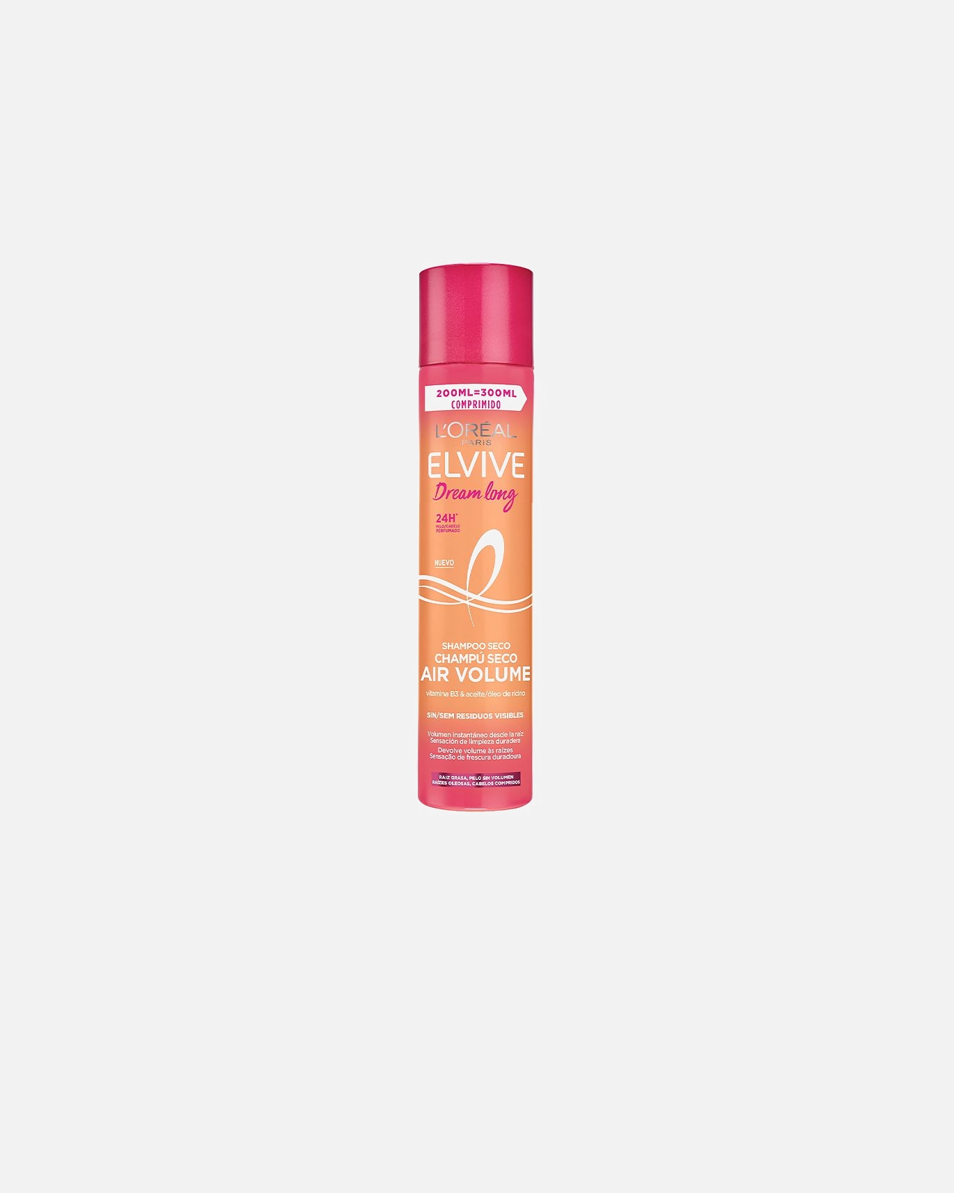 Trockenshampoo für Weiblich L’Oréal Paris ELVIVE DREAM LONG Air Volume Trockenshampoo 200 ml