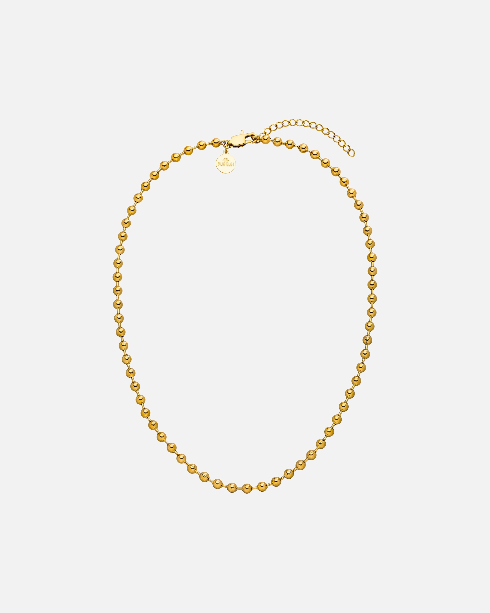 Halskette für Weiblich Purelei Bubble Kette 100% Edelstahl Gold