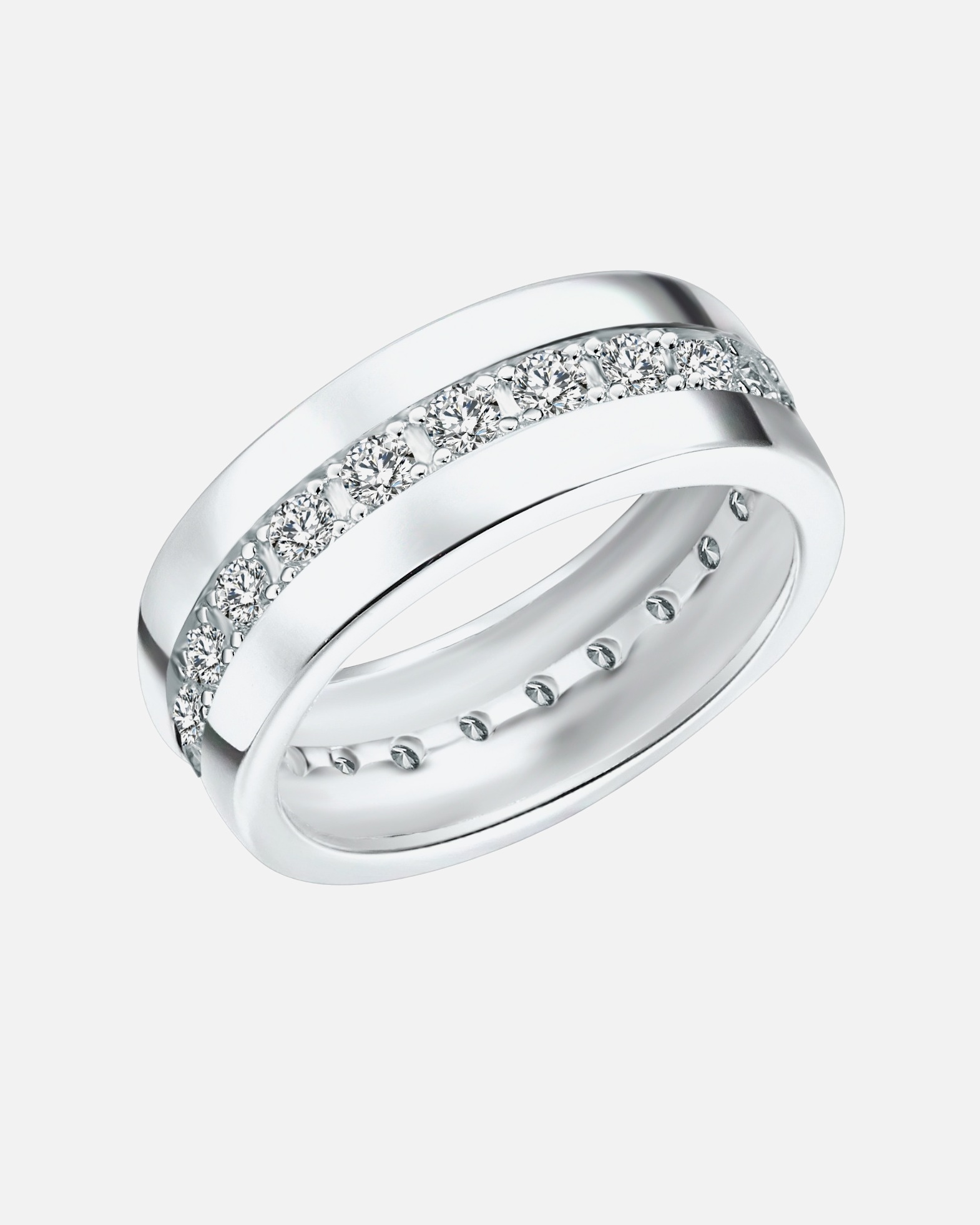 Ring für Weiblich Rafaela Donata Ring Sterling Silber Zirkonia in Silber 47