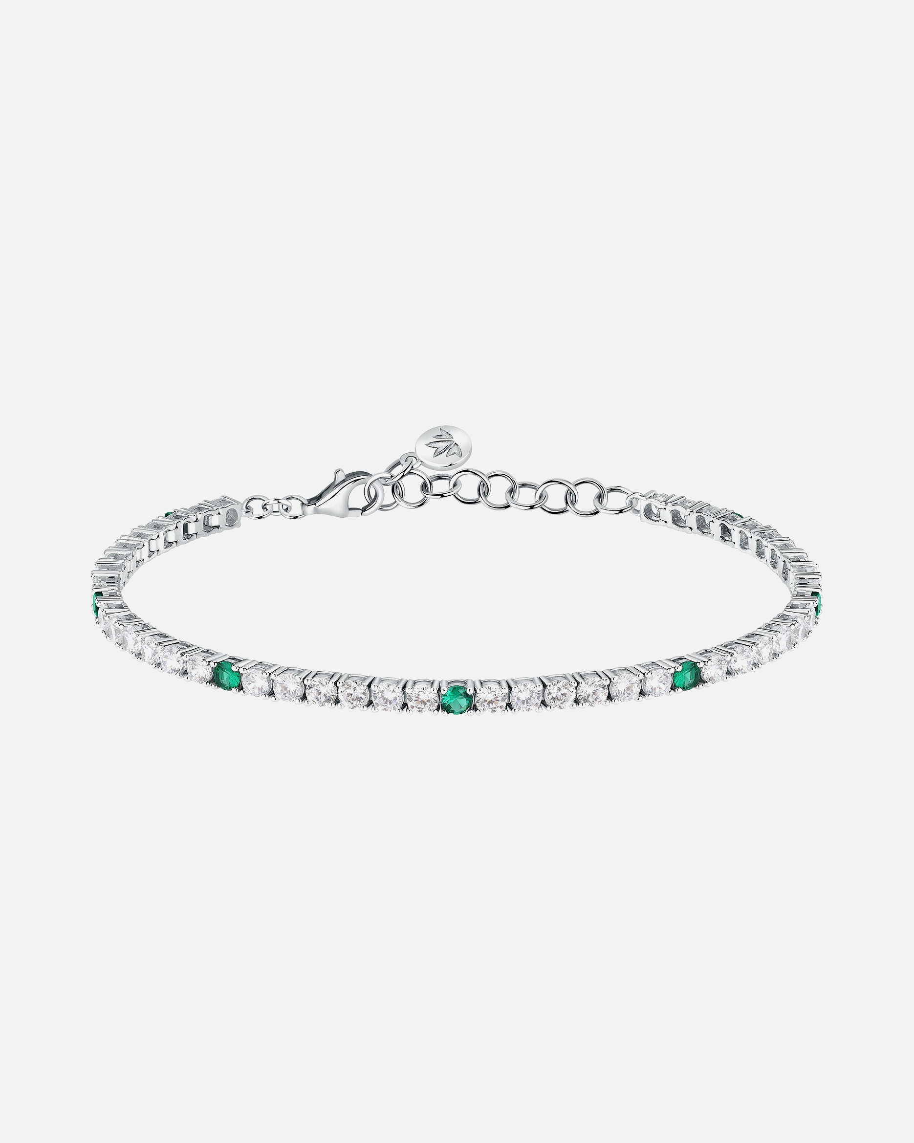 Armband für Weiblich Morellato Default Brand Line Armband 925er Silber, recycelt grün, silber